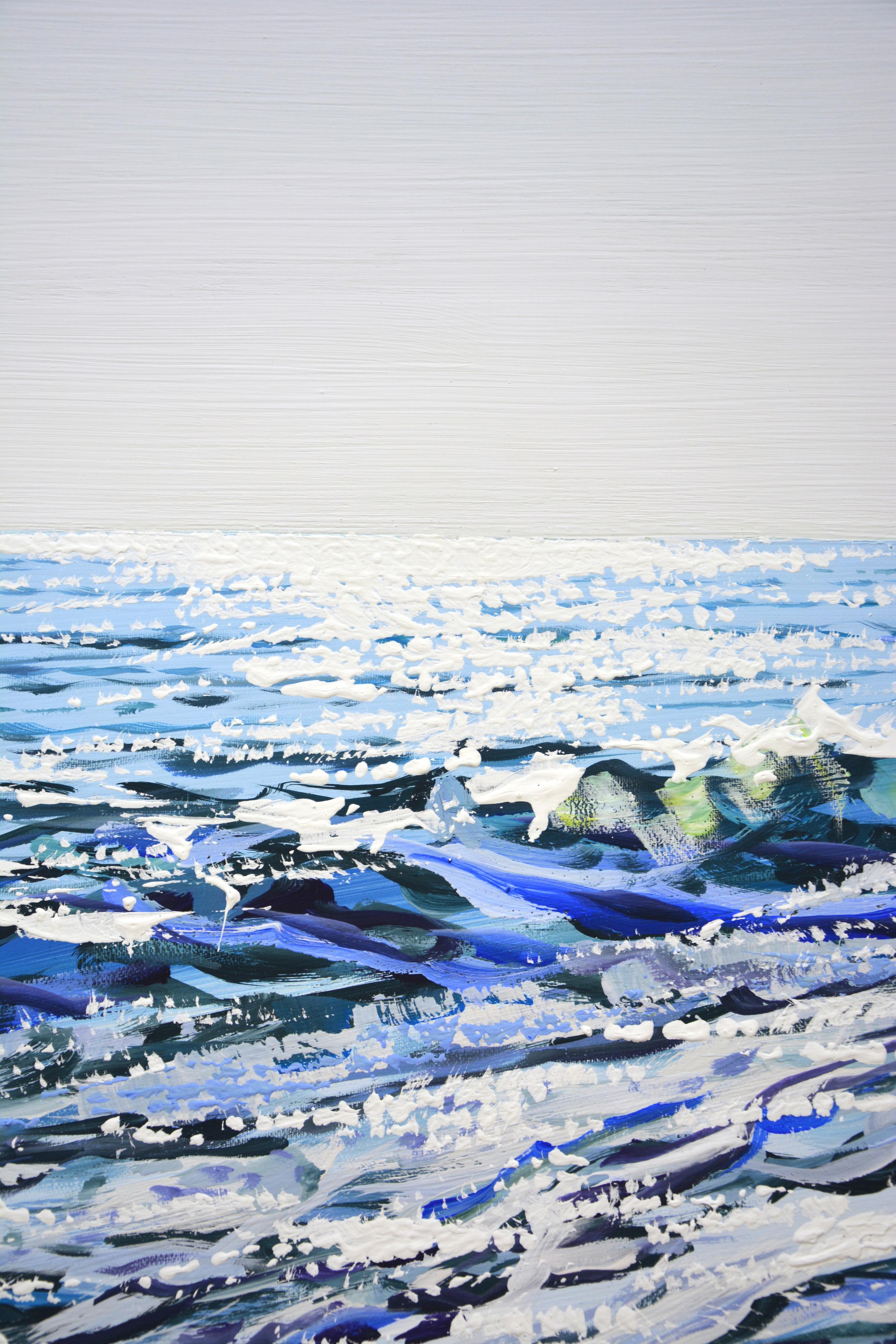 	Ocean. Light 100. - Purple Landscape Painting by Iryna Kastsova