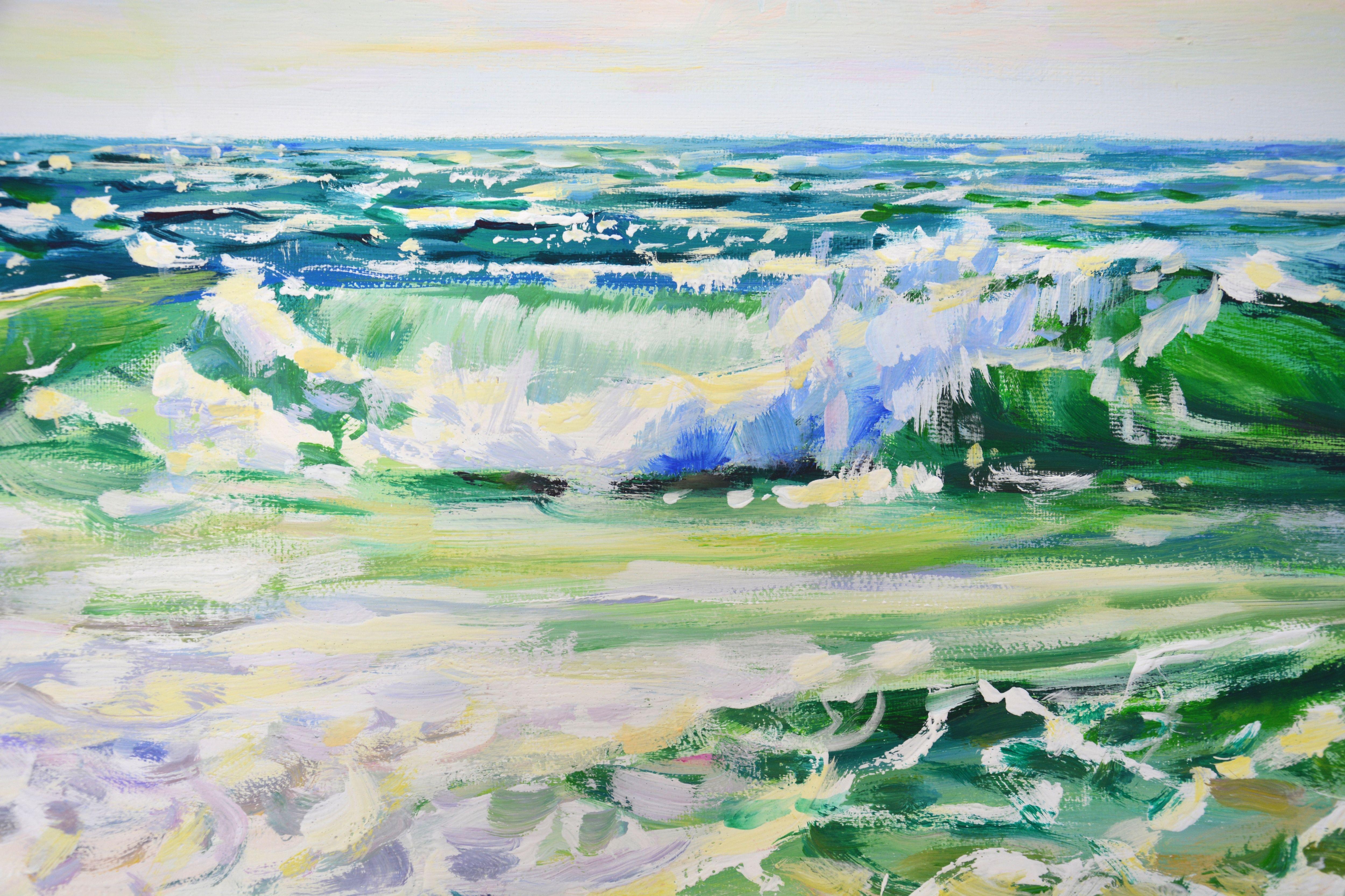 Ocean, Painting, Acrylic on Canvas For Sale 2