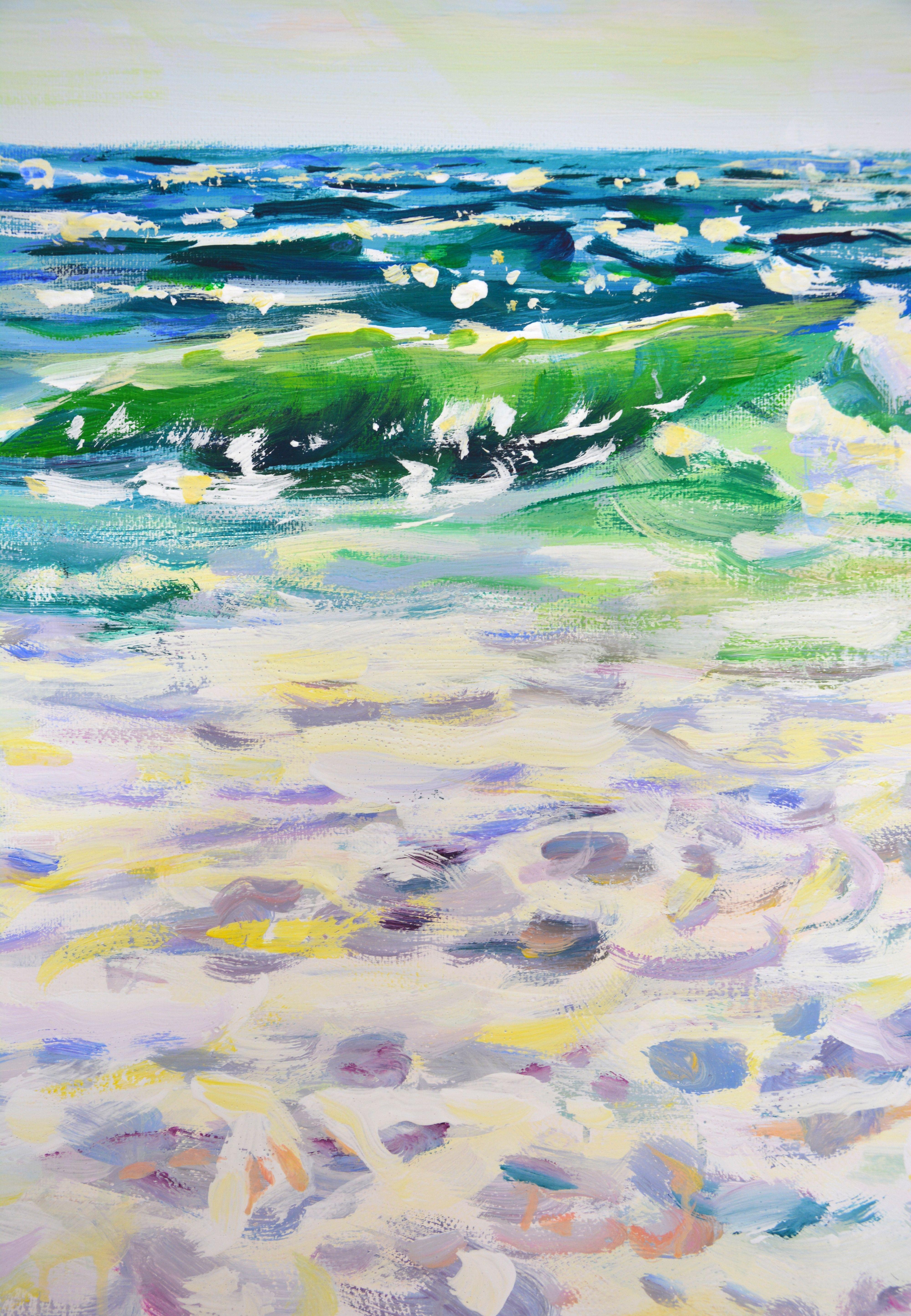 Ocean, Painting, Acrylic on Canvas For Sale 3