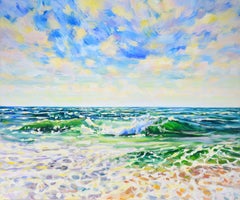 Ocean, Painting, Acrylic on Canvas