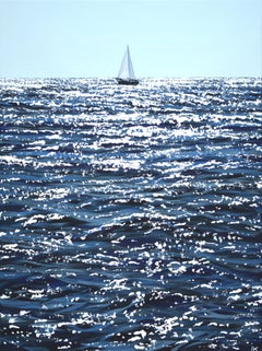 Ocean. sailboat.