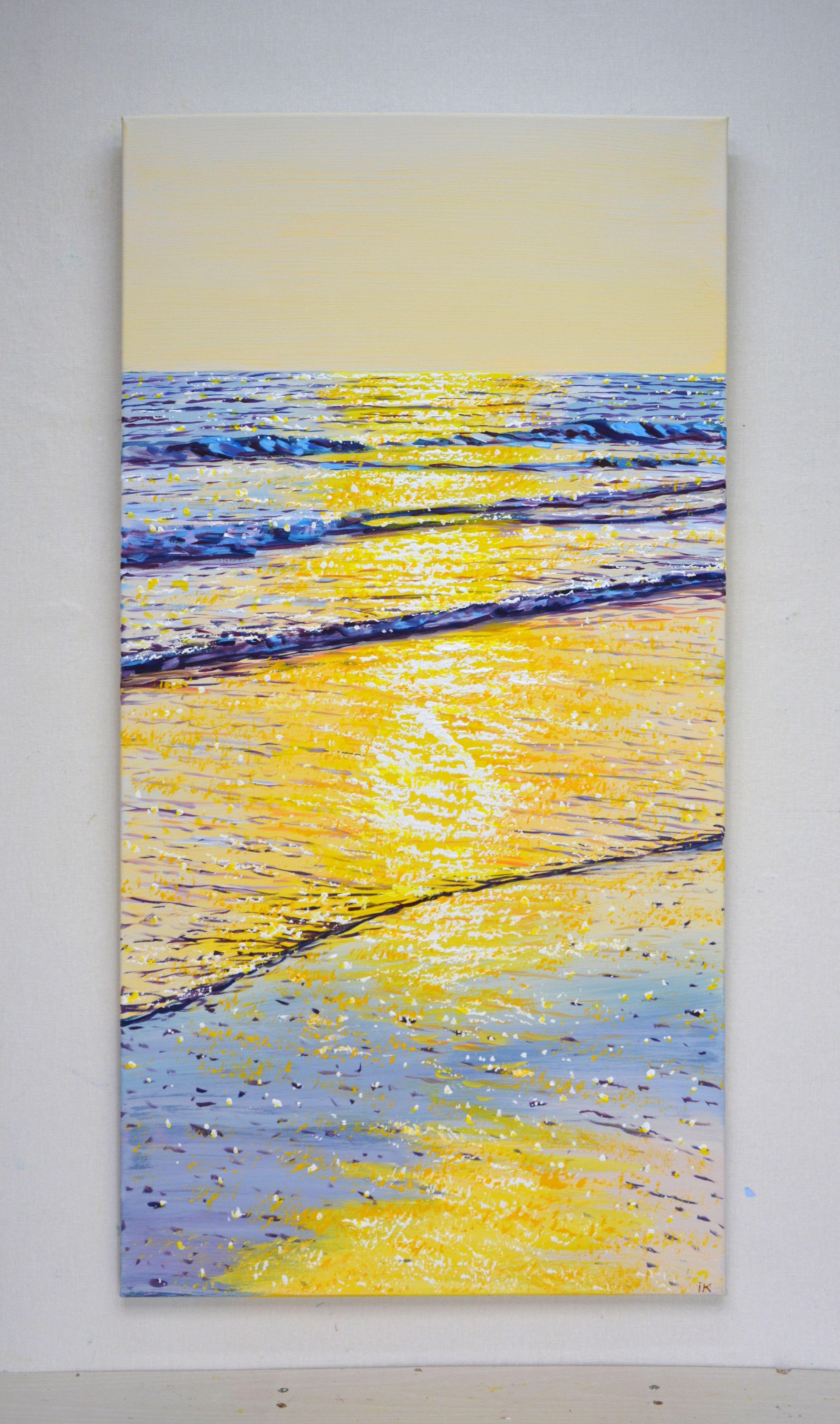 Ocean. Summer evening., Painting, Acrylic on Canvas For Sale 1