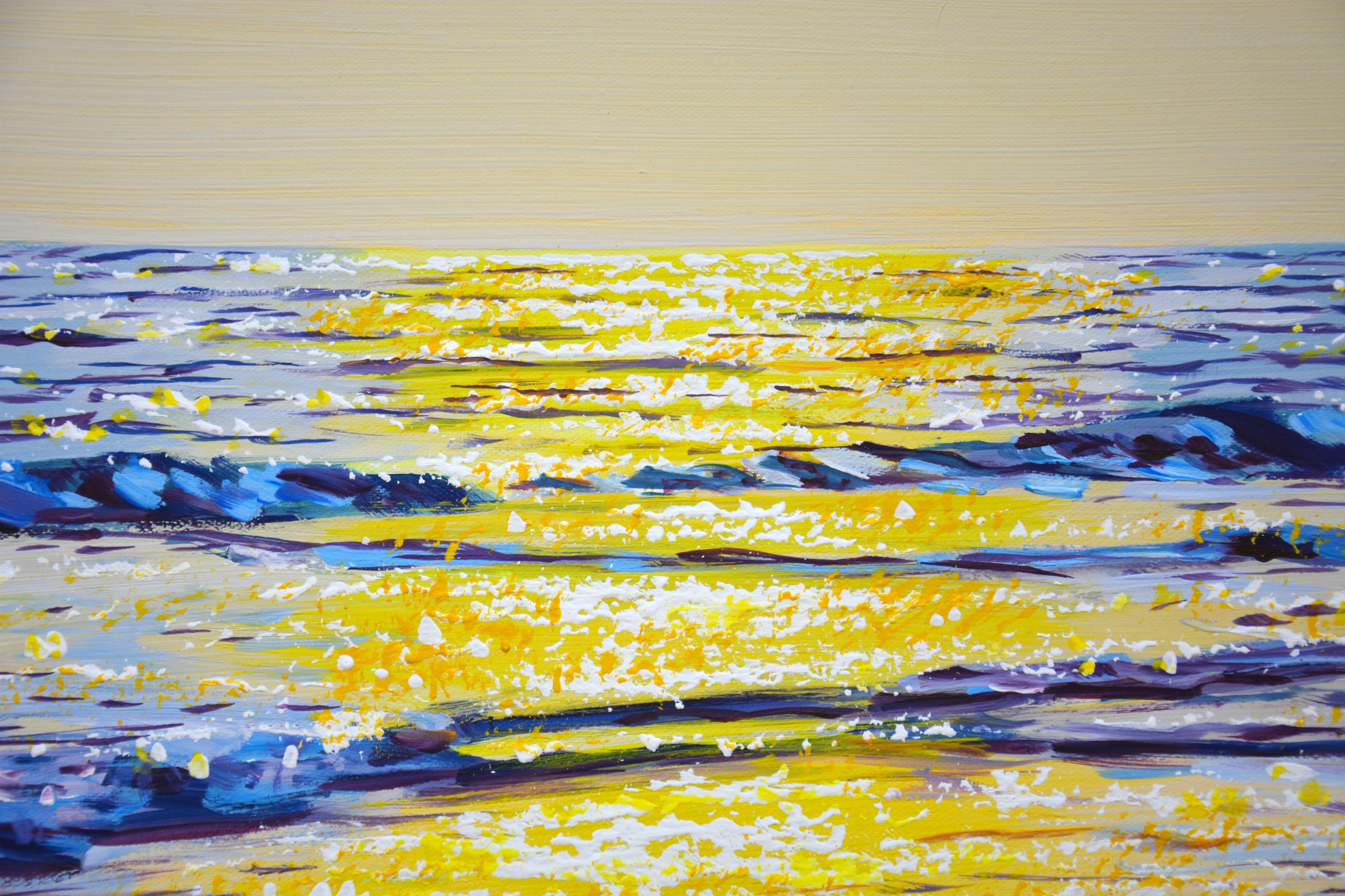 Ocean. Summer evening., Painting, Acrylic on Canvas For Sale 2