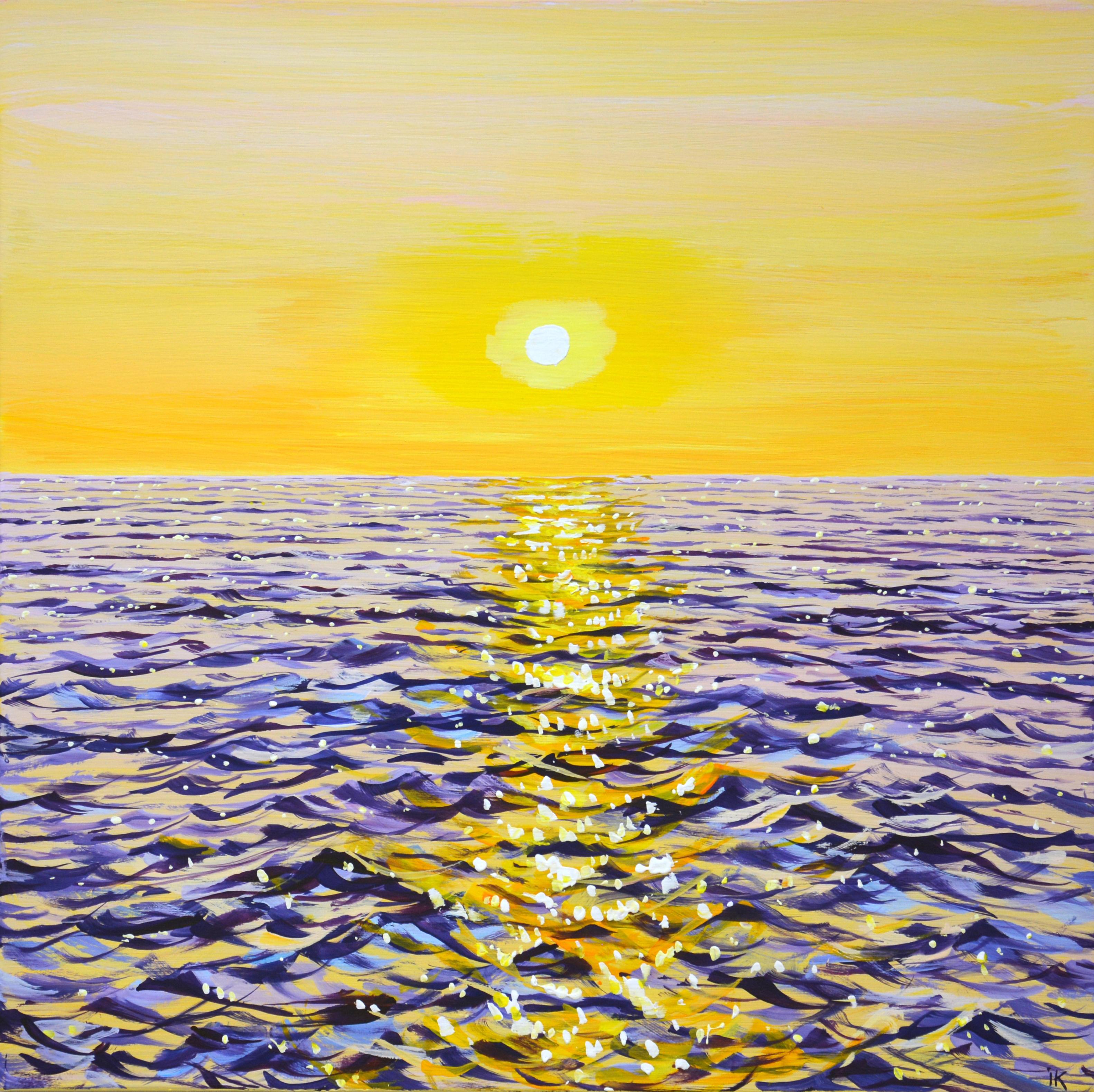 Iryna Kastsova Interior Painting - Ocean. Sunset.