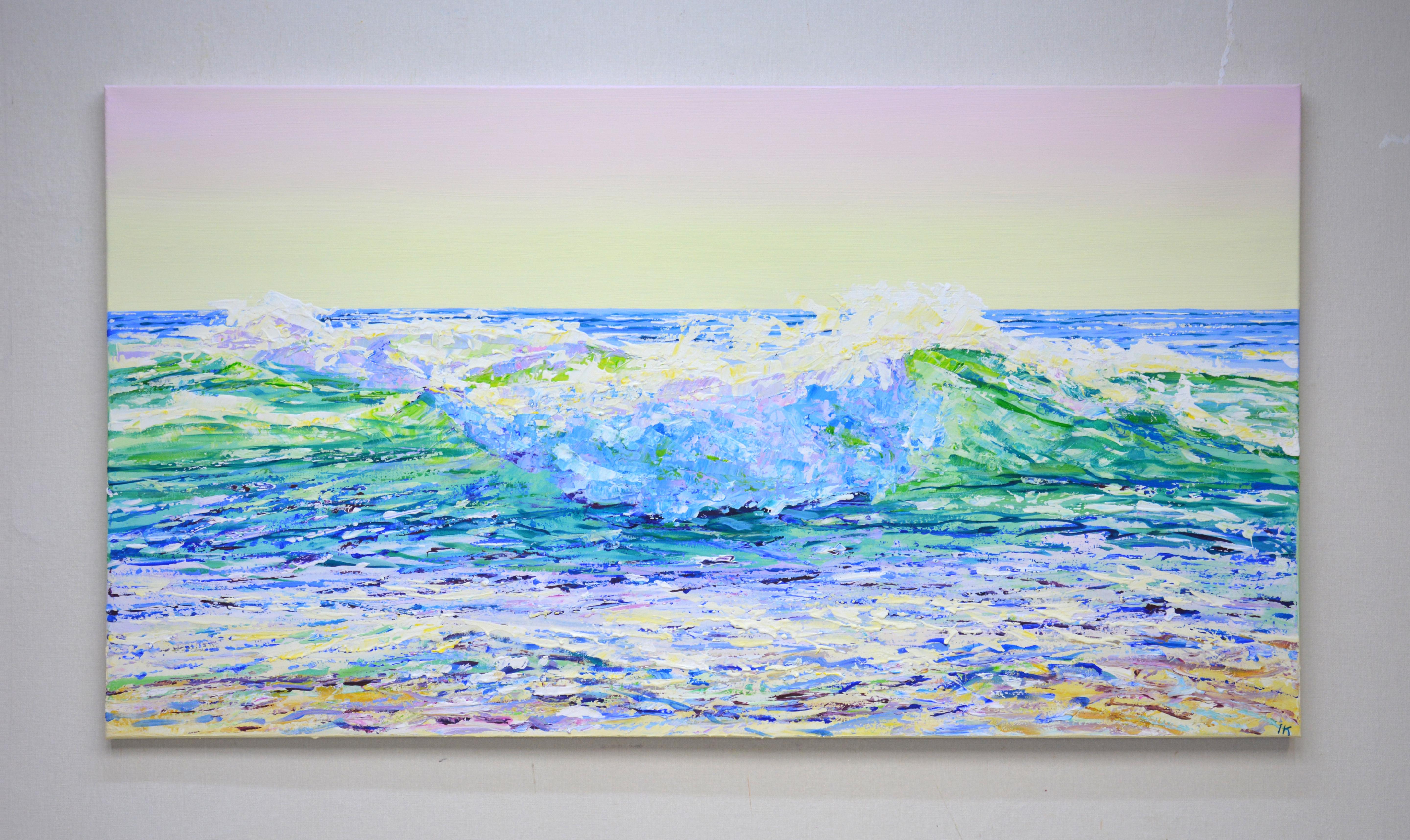 			Ocean waves 3. - Painting by Iryna Kastsova