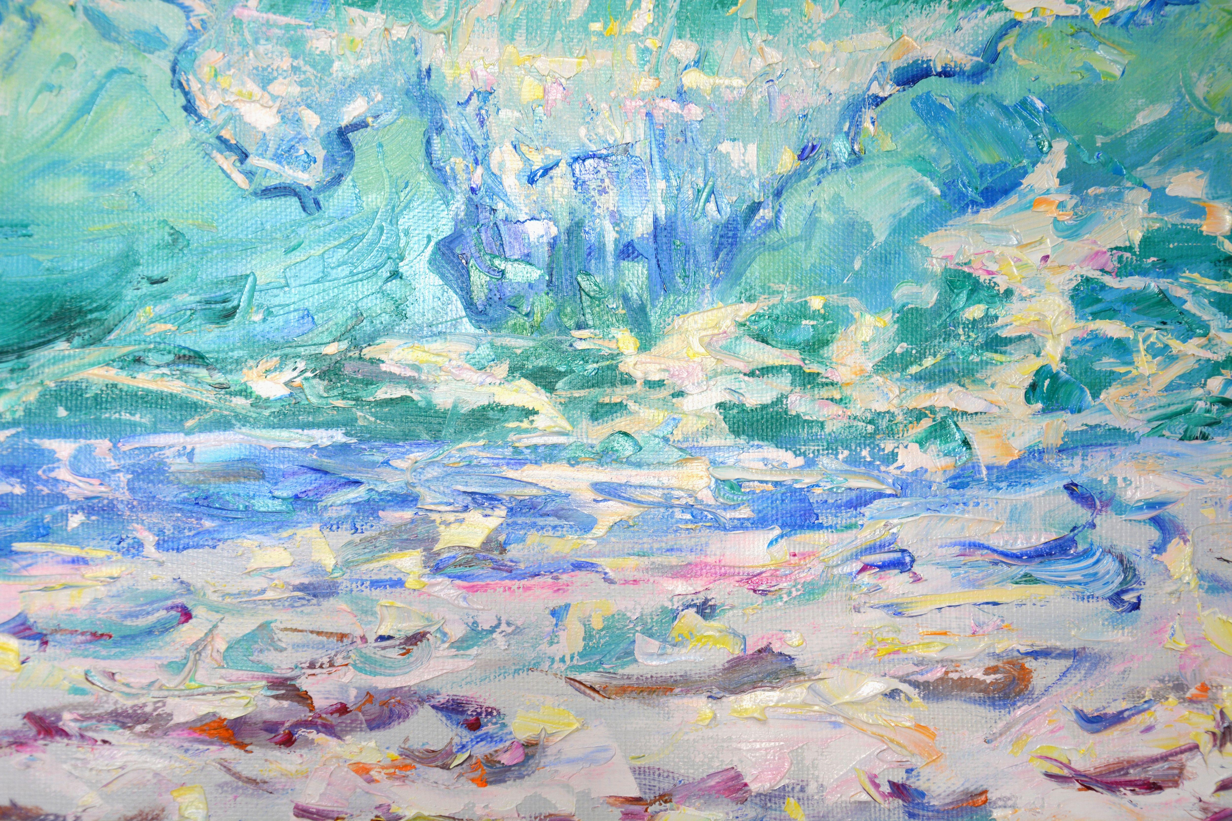Oceano. Onde., Pittura, Olio su tela in vendita 1