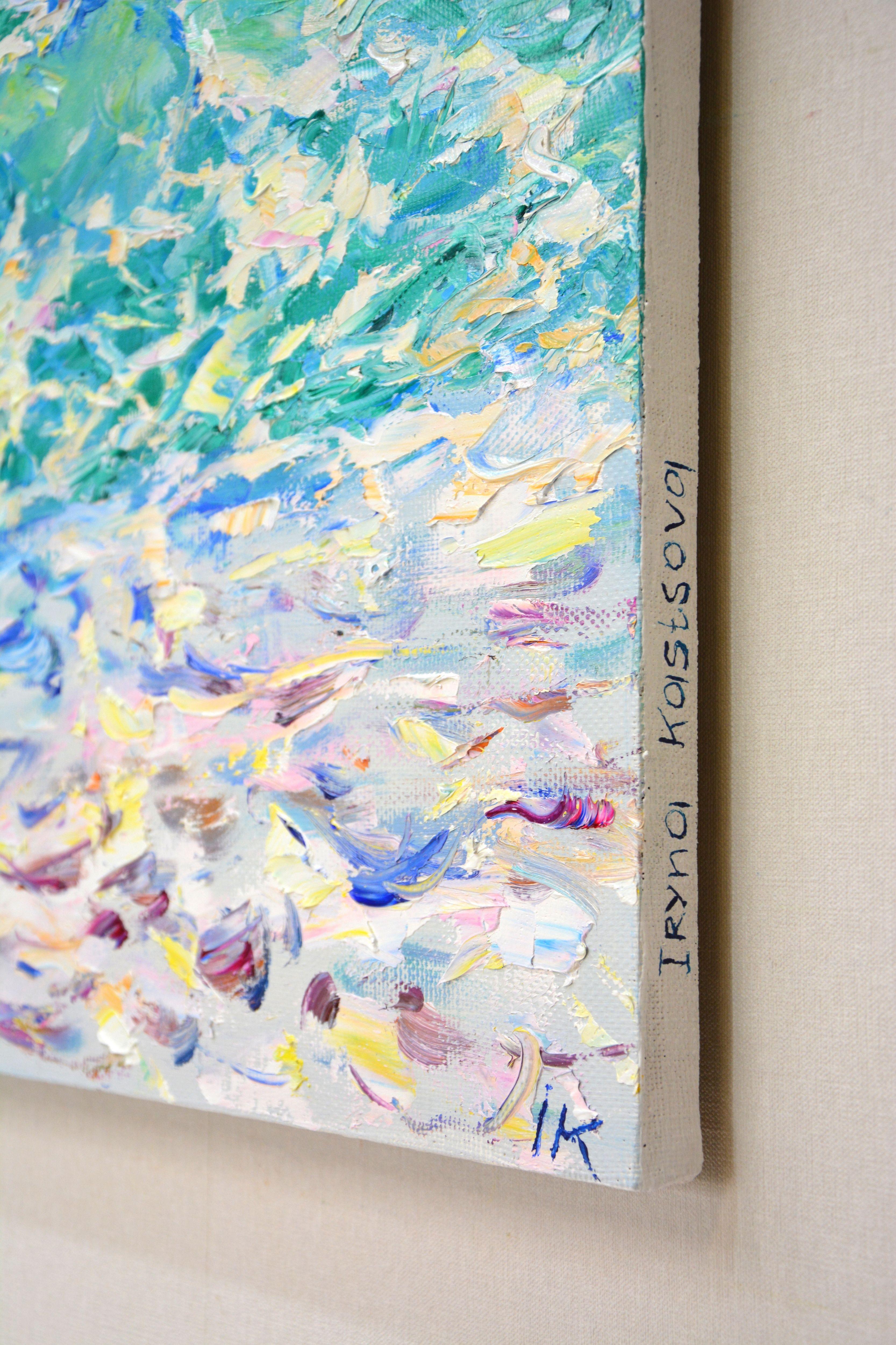 Oceano. Onde., Pittura, Olio su tela in vendita 2