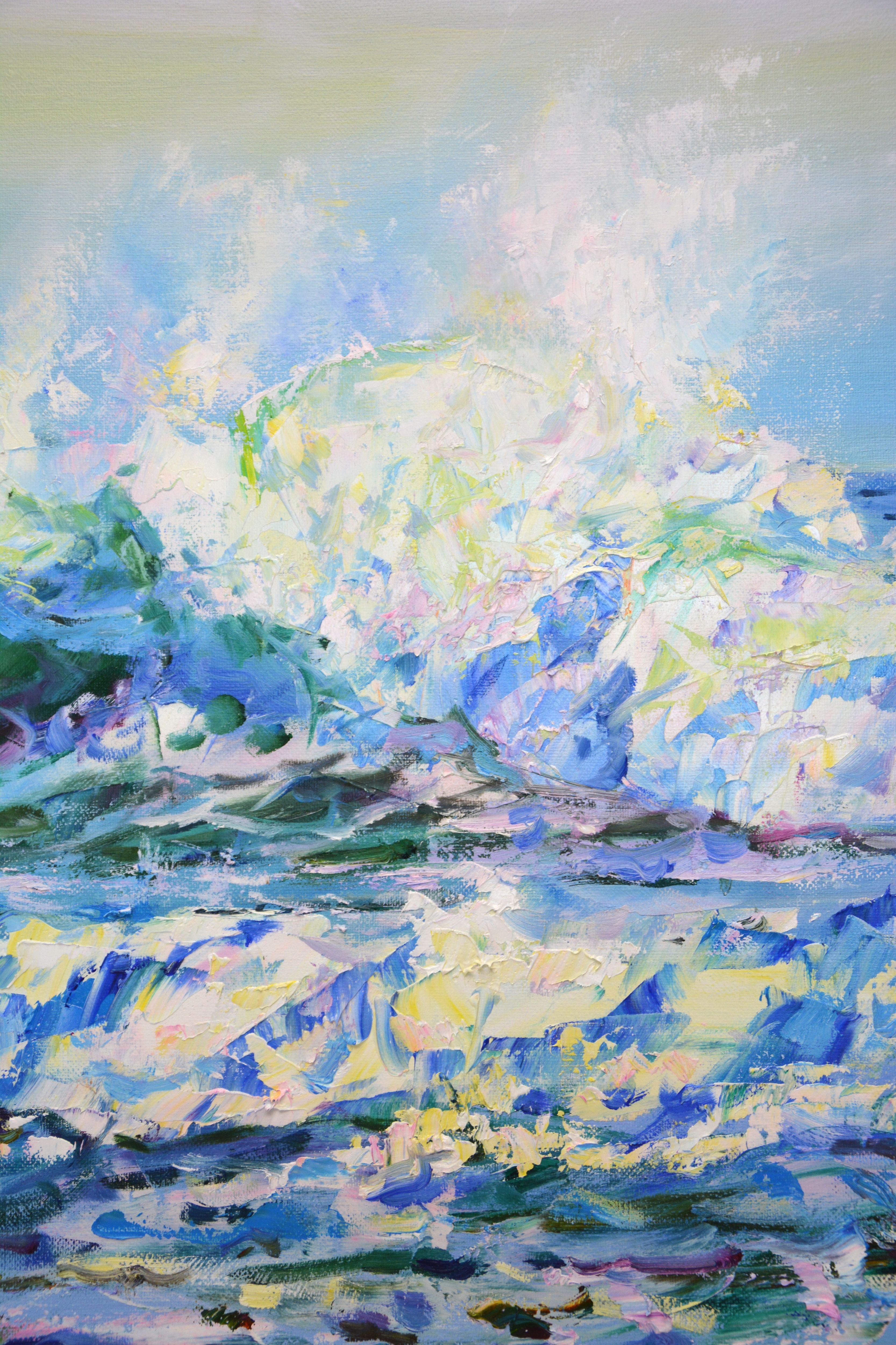 Ocean wind, Painting, Oil on Canvas For Sale 2
