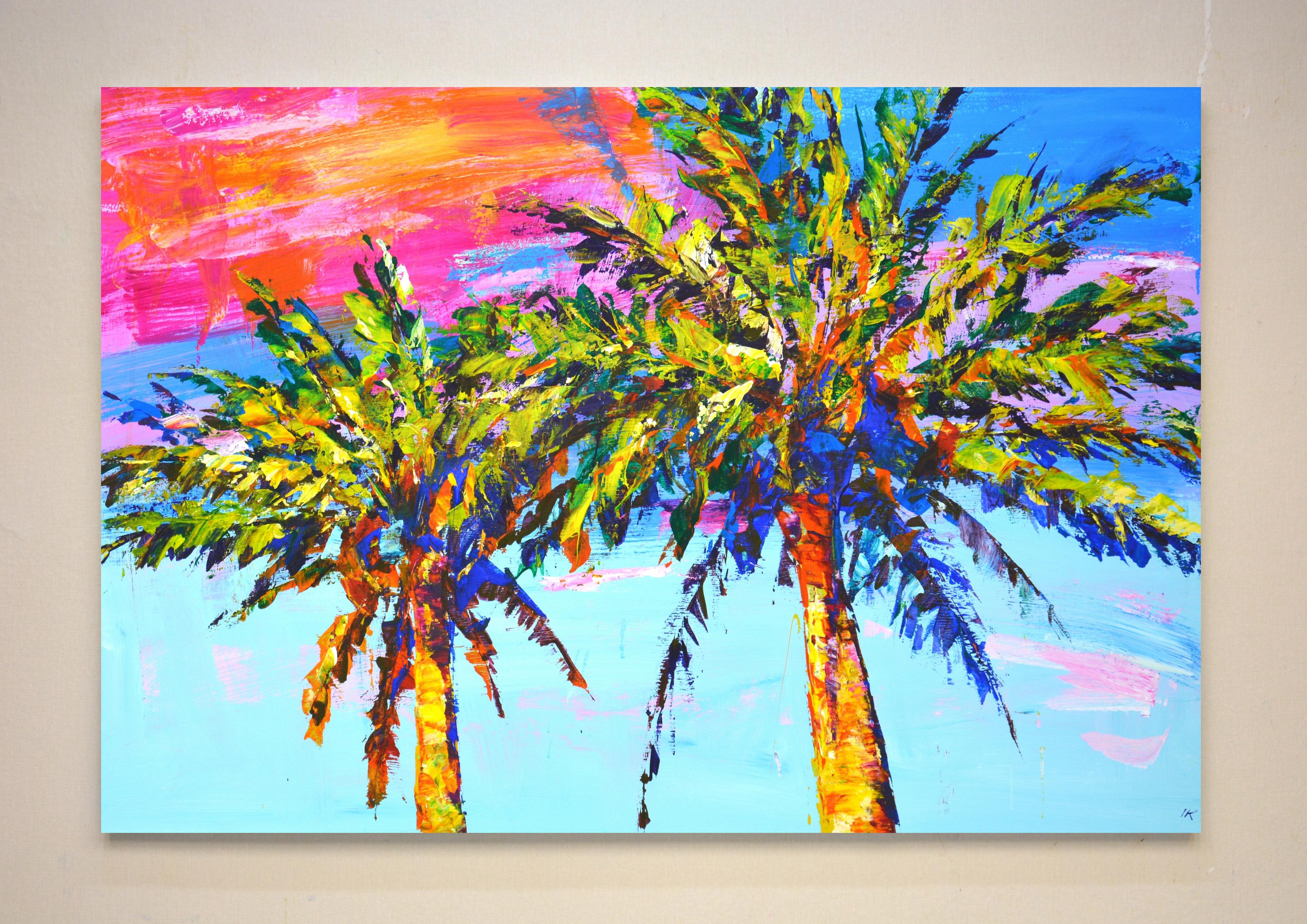 	Palm trees 6. - Painting by Iryna Kastsova