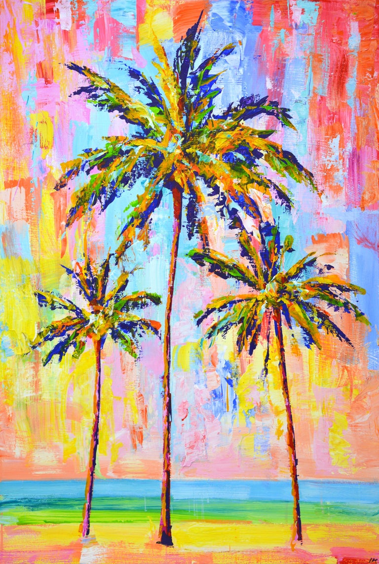 Palms. Ocean 3., image size:768x1141