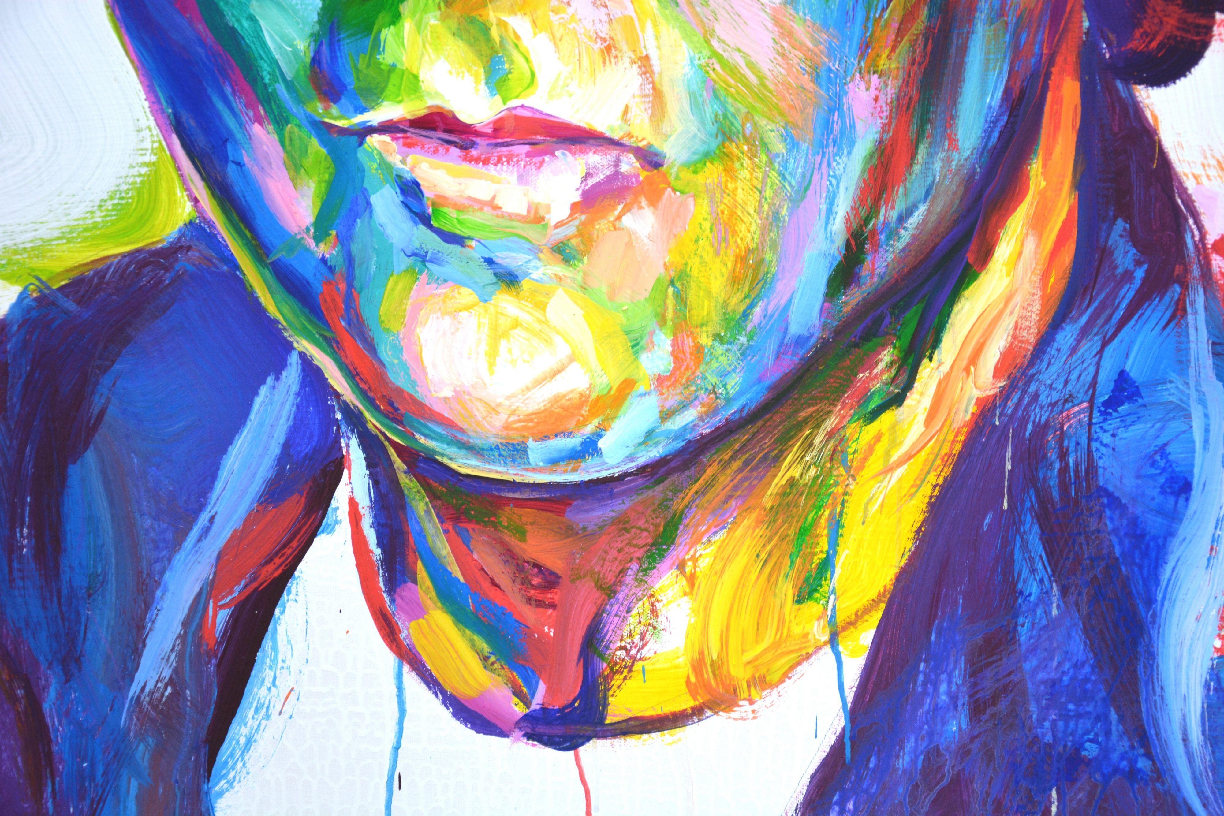 Paul McCartney, Gemälde, Acryl auf Leinwand im Angebot 2