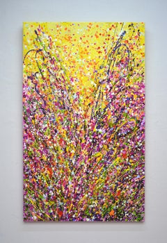 Rosa Extravaganz. Contemporary Abstract Acrylic Painting