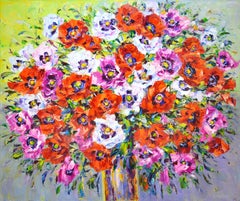 poppies, Painting, Oil on Canvas