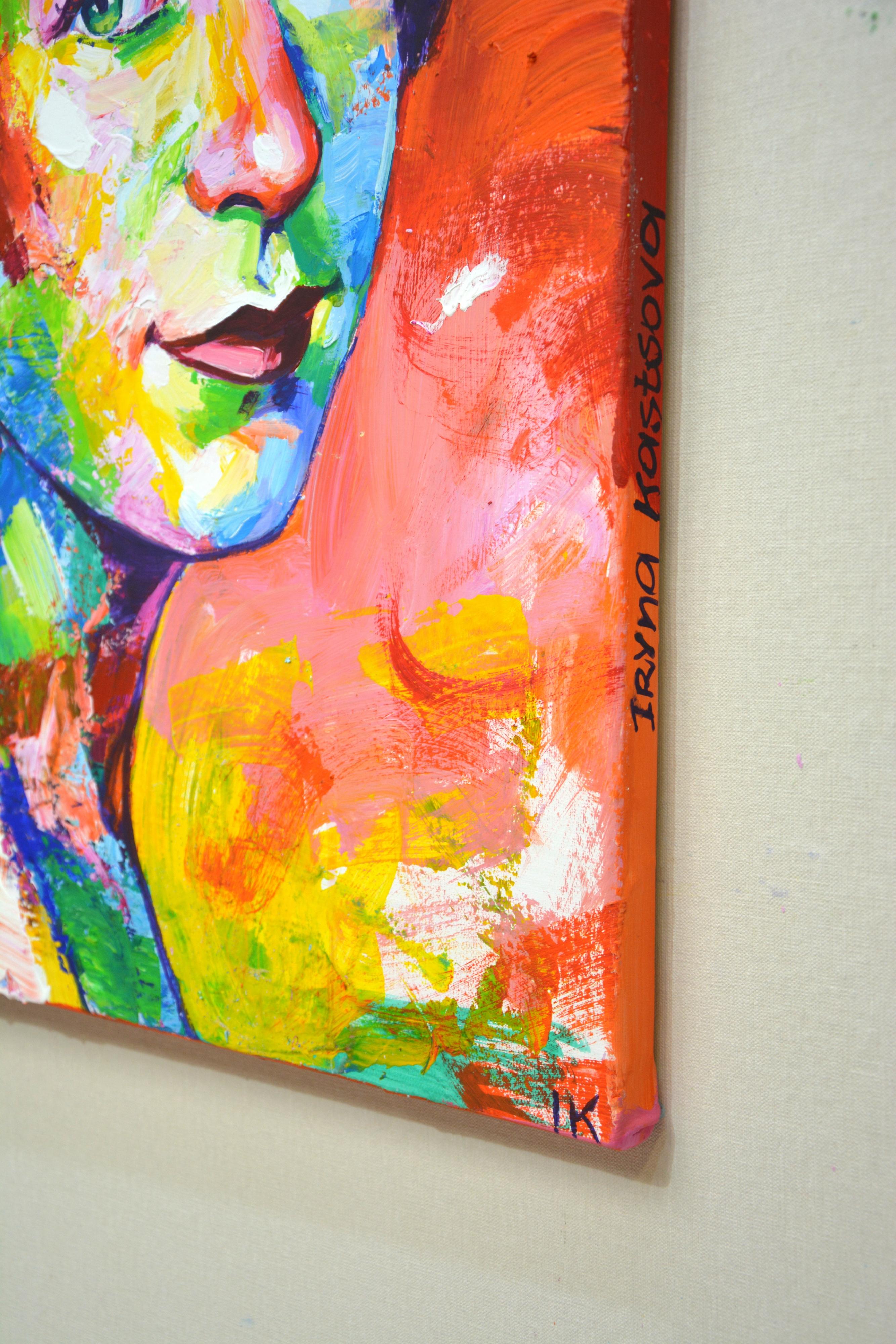 Königin Elisabeth II. (Pop-Art), Painting, von Iryna Kastsova