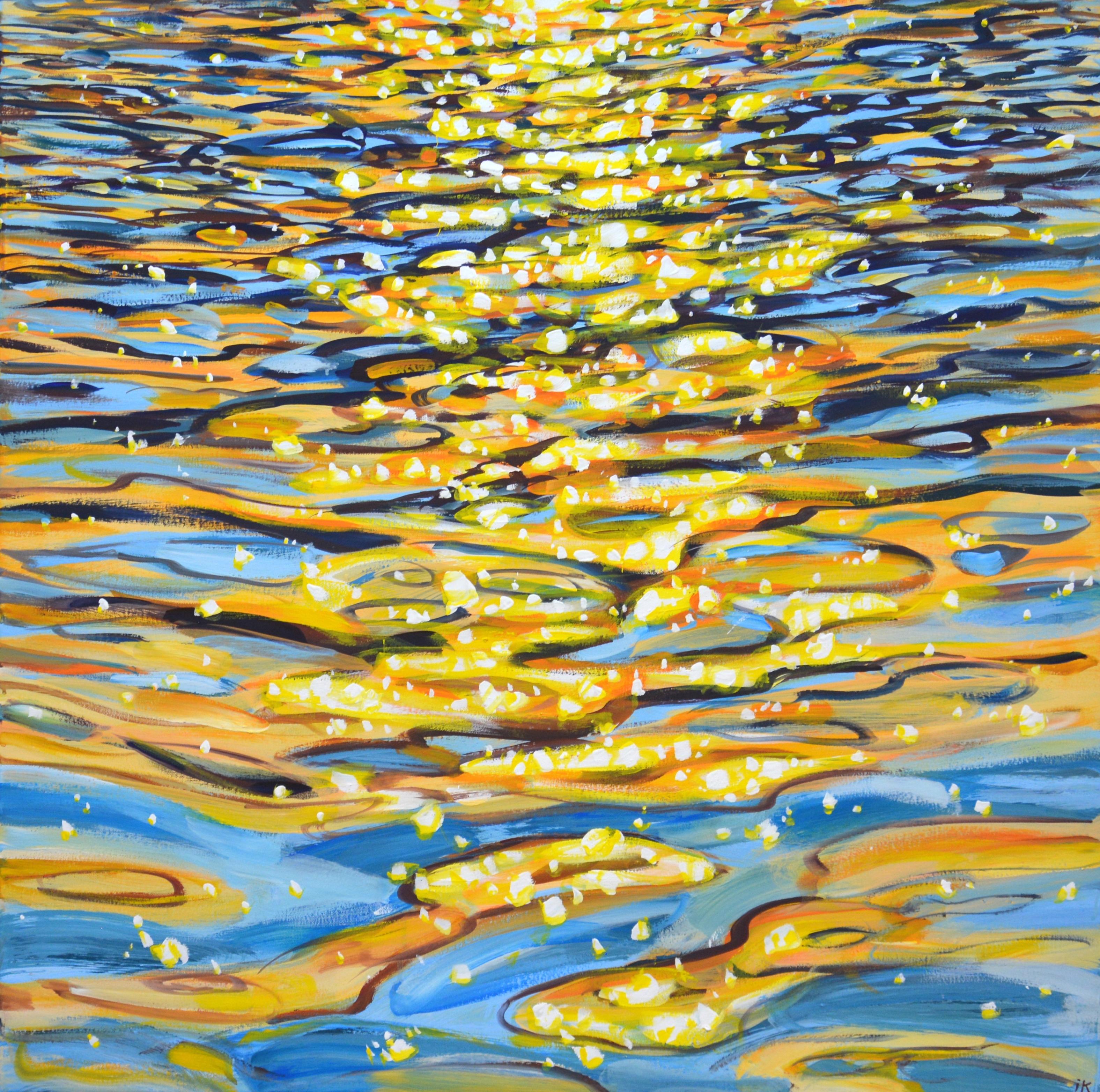 Iryna Kastsova Interior Painting - 	Reflection on the water.