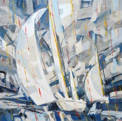 Regatta 37 Original Interieur Acrylic Painting