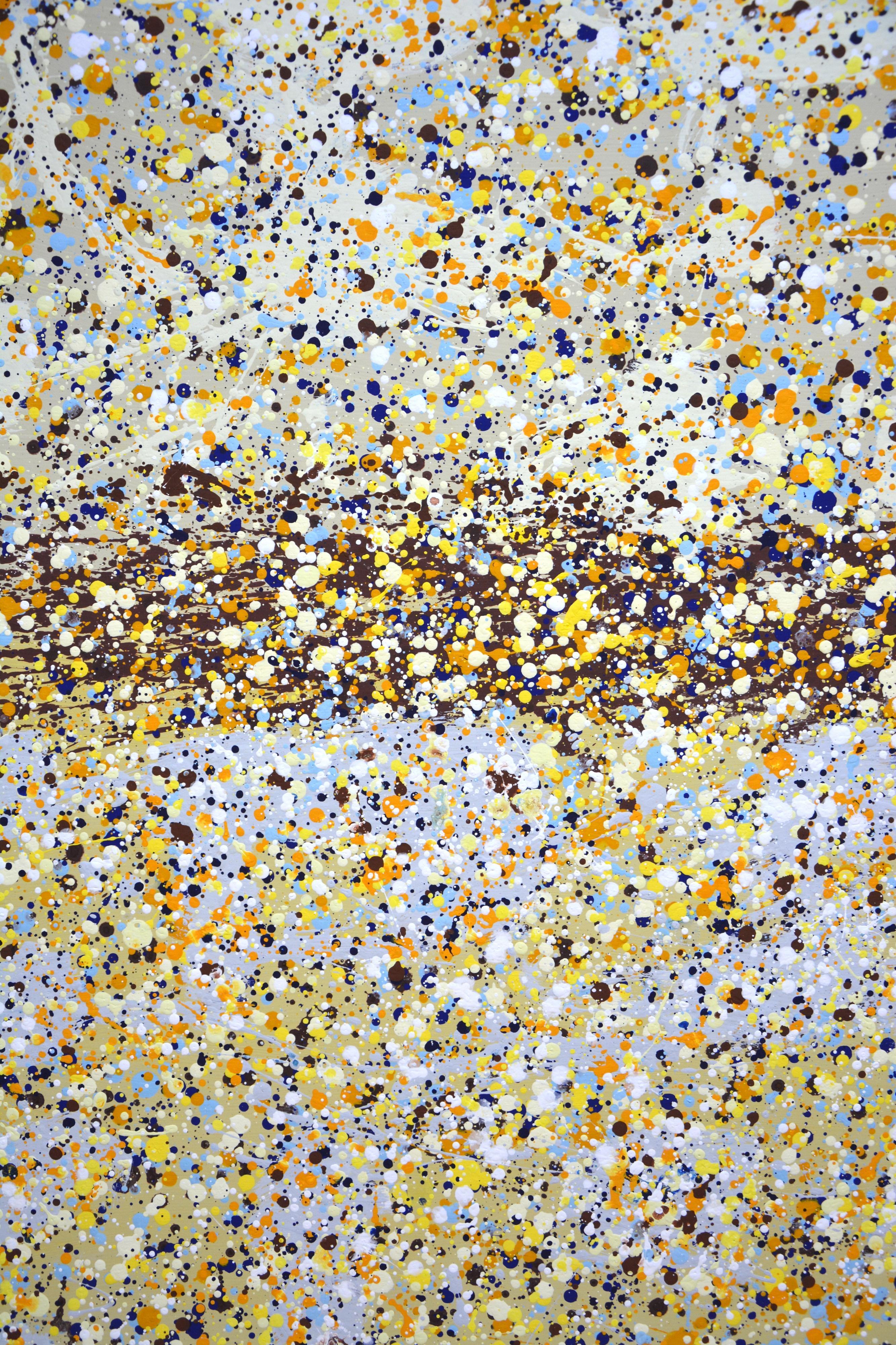 Rätsel 3. (Beige), Abstract Painting, von Iryna Kastsova