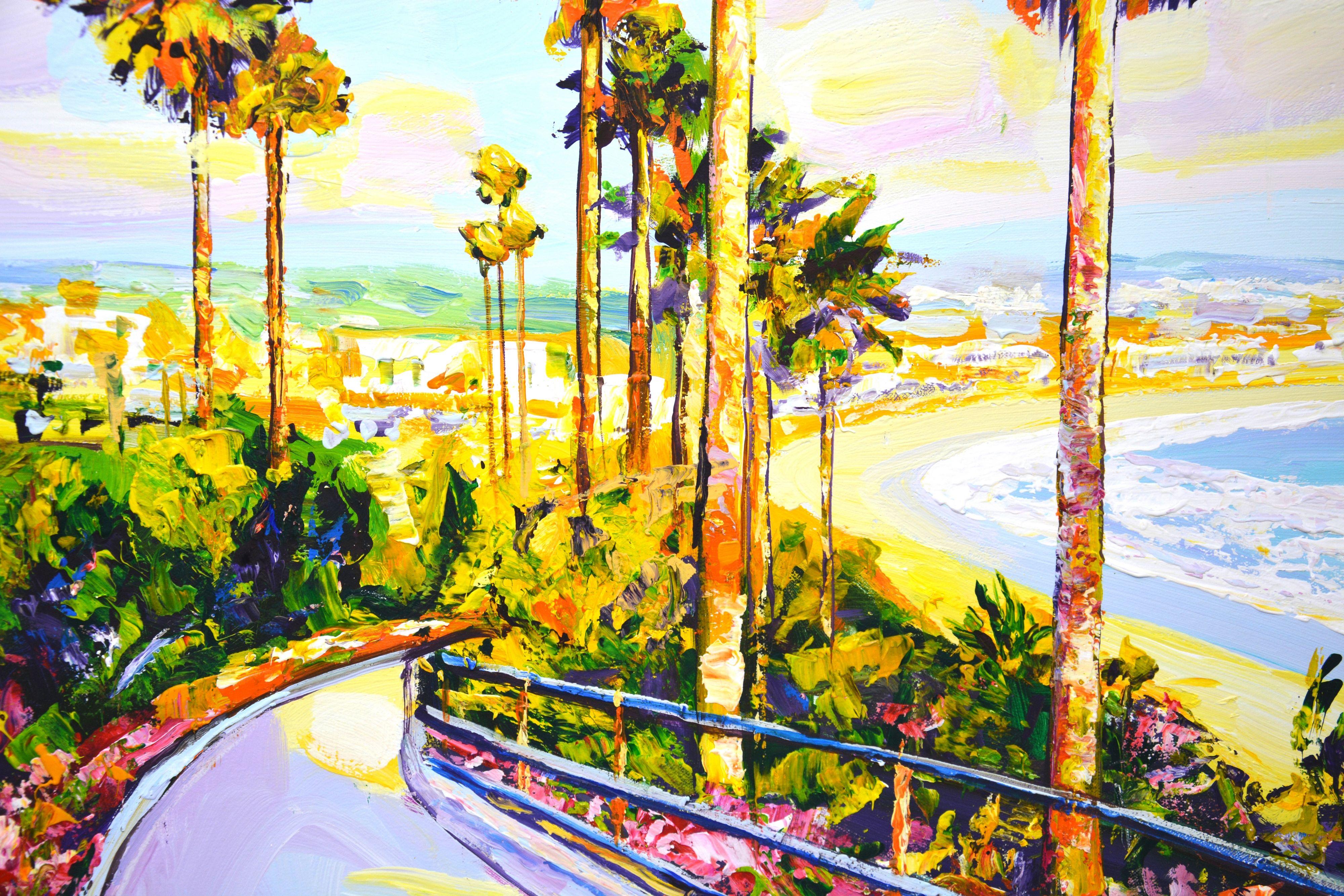Road to the ocean 3., Painting, Acrylic on Canvas For Sale 4