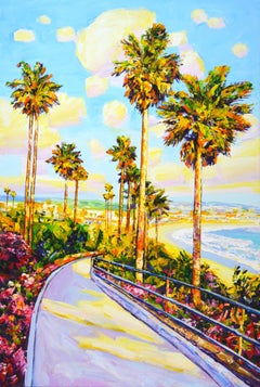 Road to the ocean 3., Painting, Acrylic on Canvas