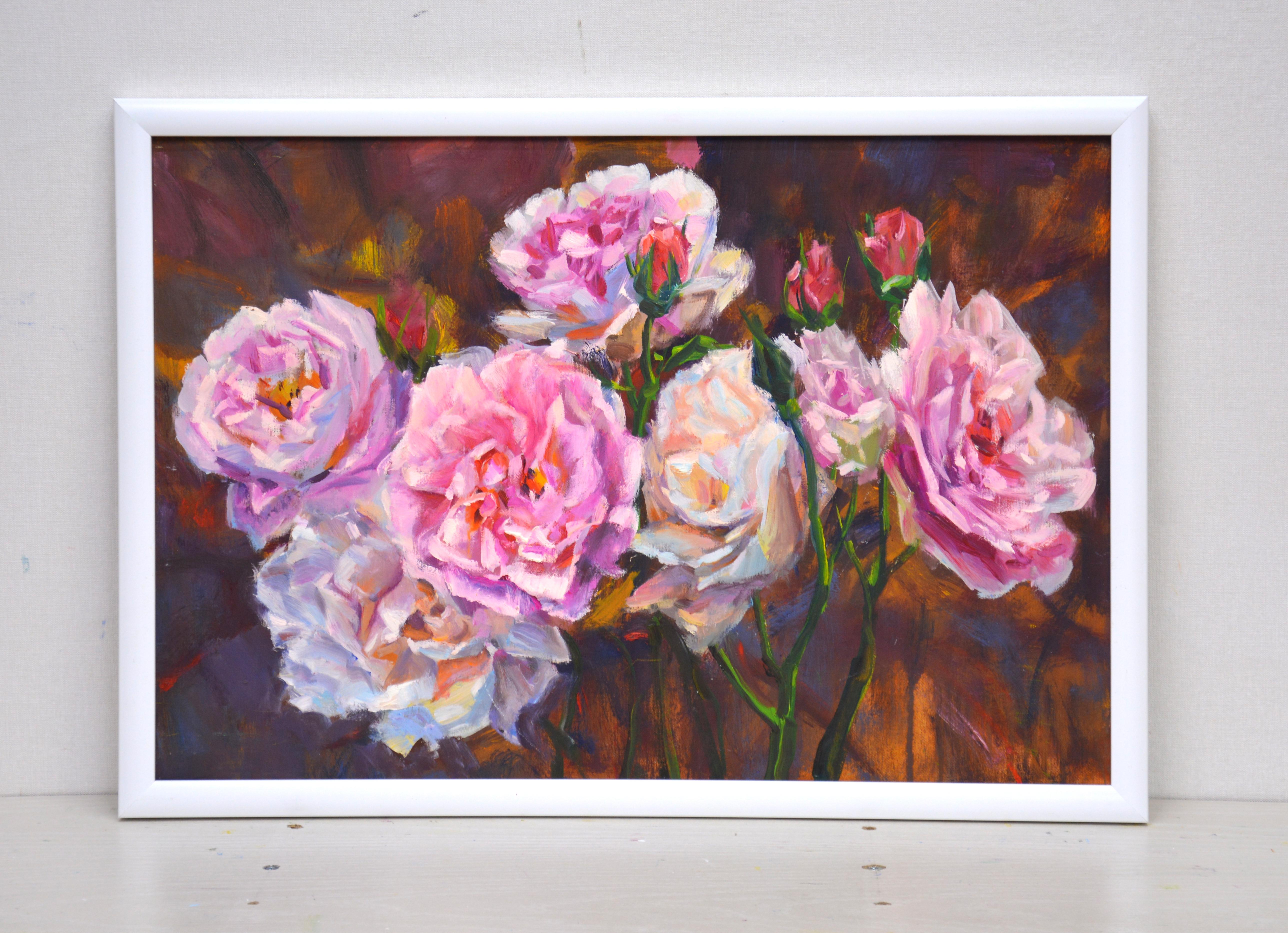 Rose 7. - Painting di Iryna Kastsova