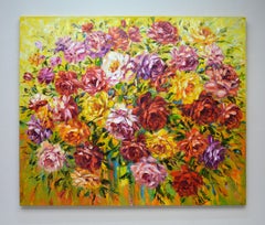 Rose, Pittura, Olio su tela