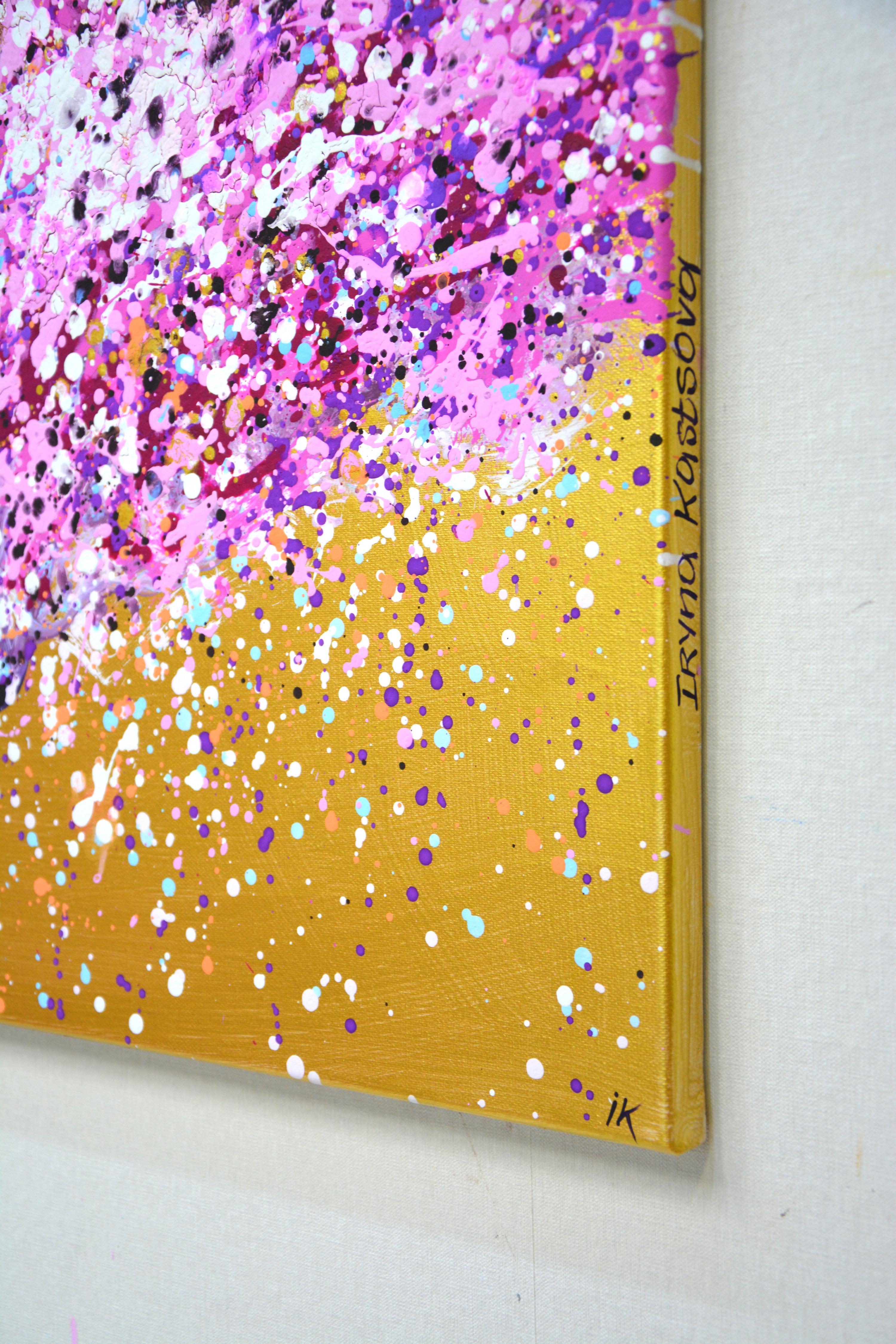 		Sakura cherry blossoms 2. - Expressionist Painting by Iryna Kastsova
