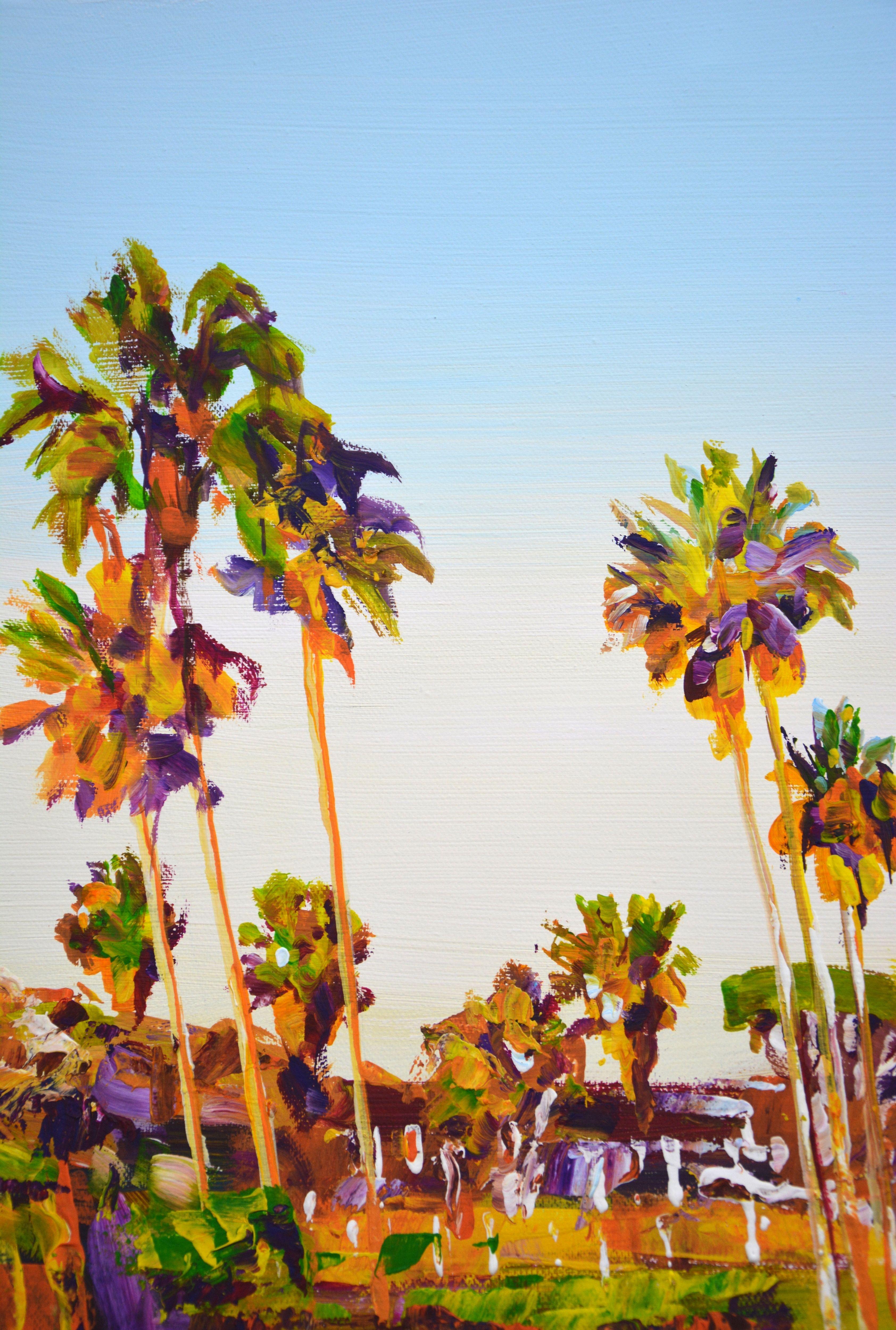 San Diego Beach (California), Painting, Acrylic on Canvas For Sale 3