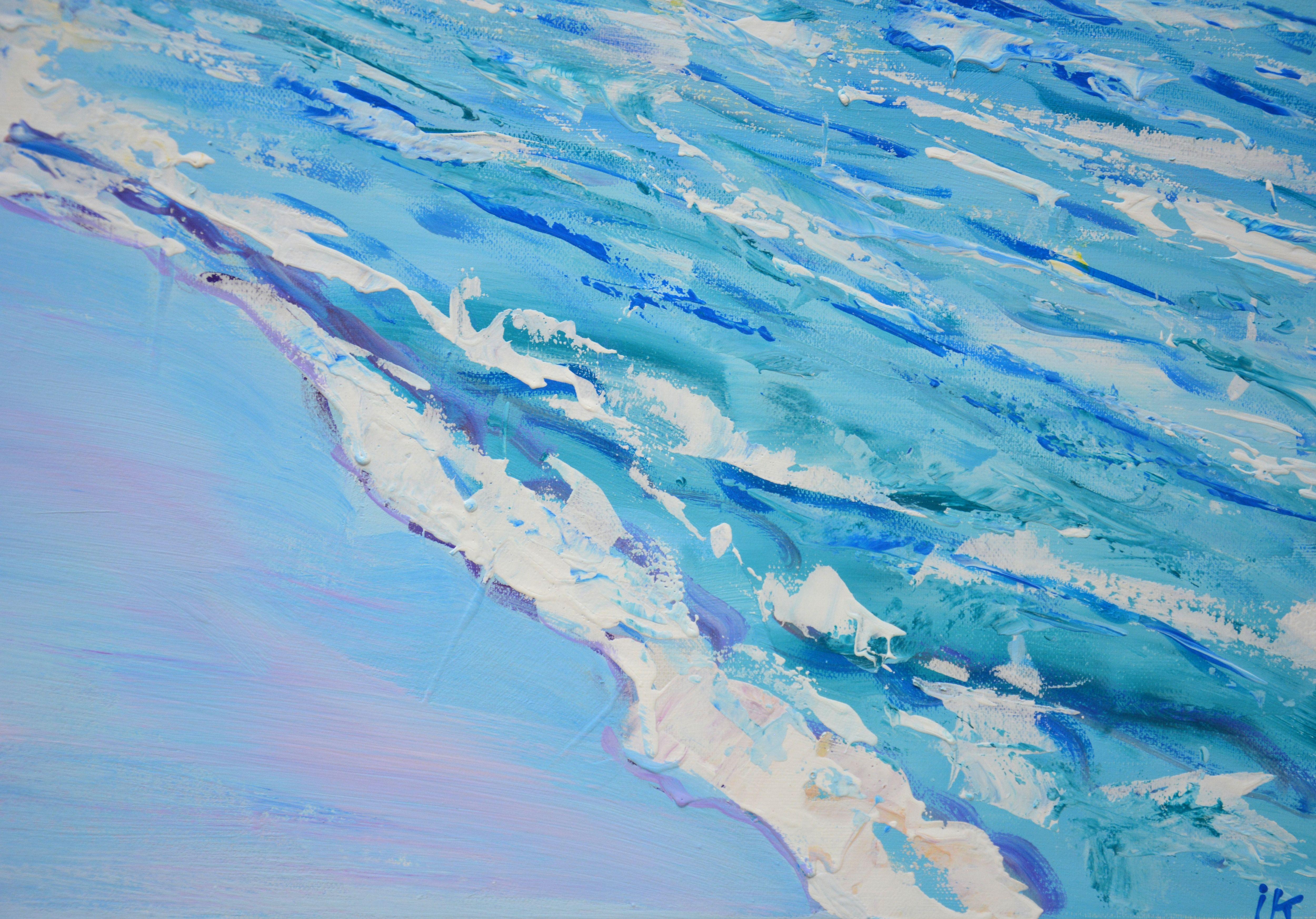 San Diego Beach (California), Painting, Acrylic on Canvas For Sale 4
