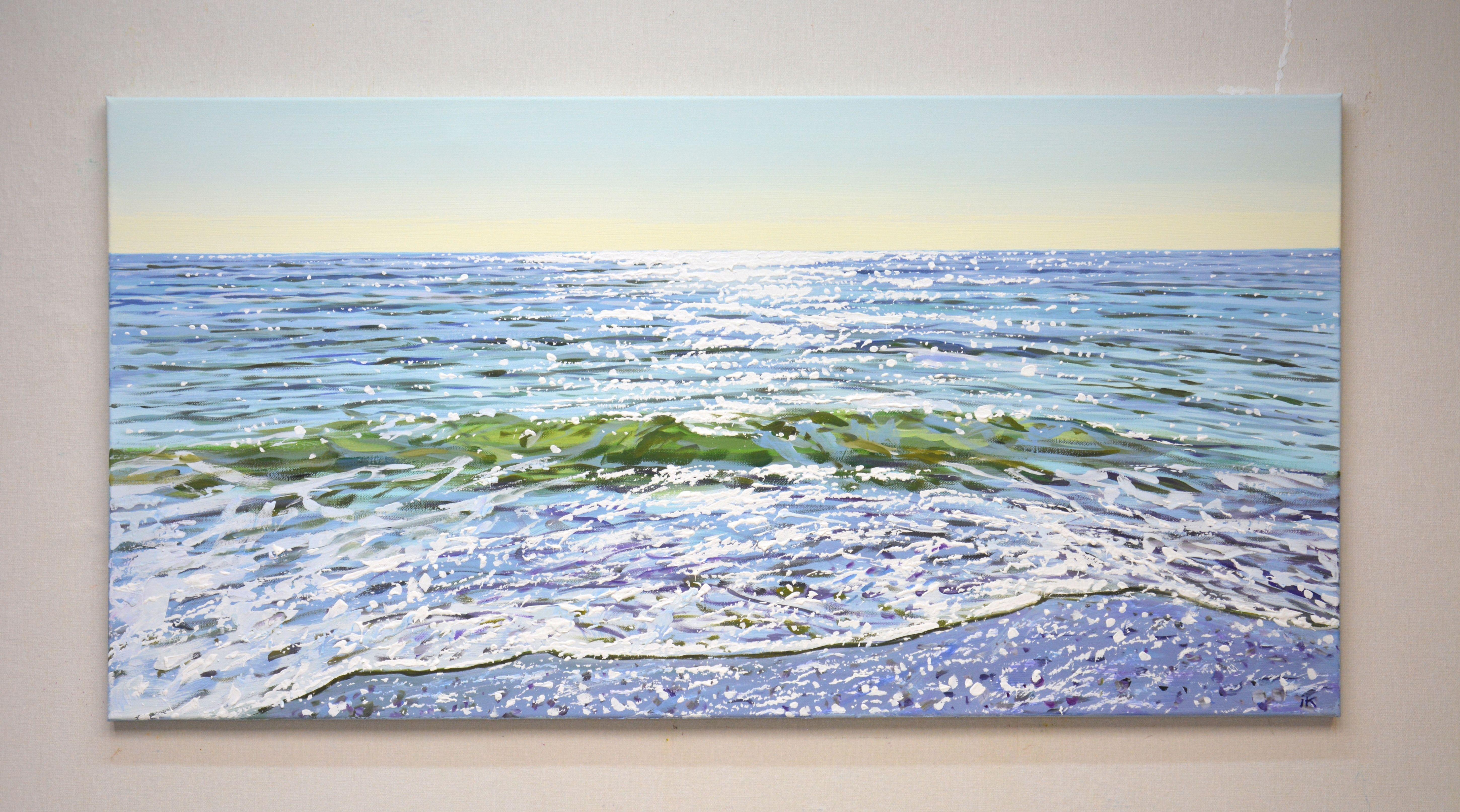 Meeressee 22. Gemälde, Acryl auf Leinwand (Fotorealismus), Painting, von Iryna Kastsova