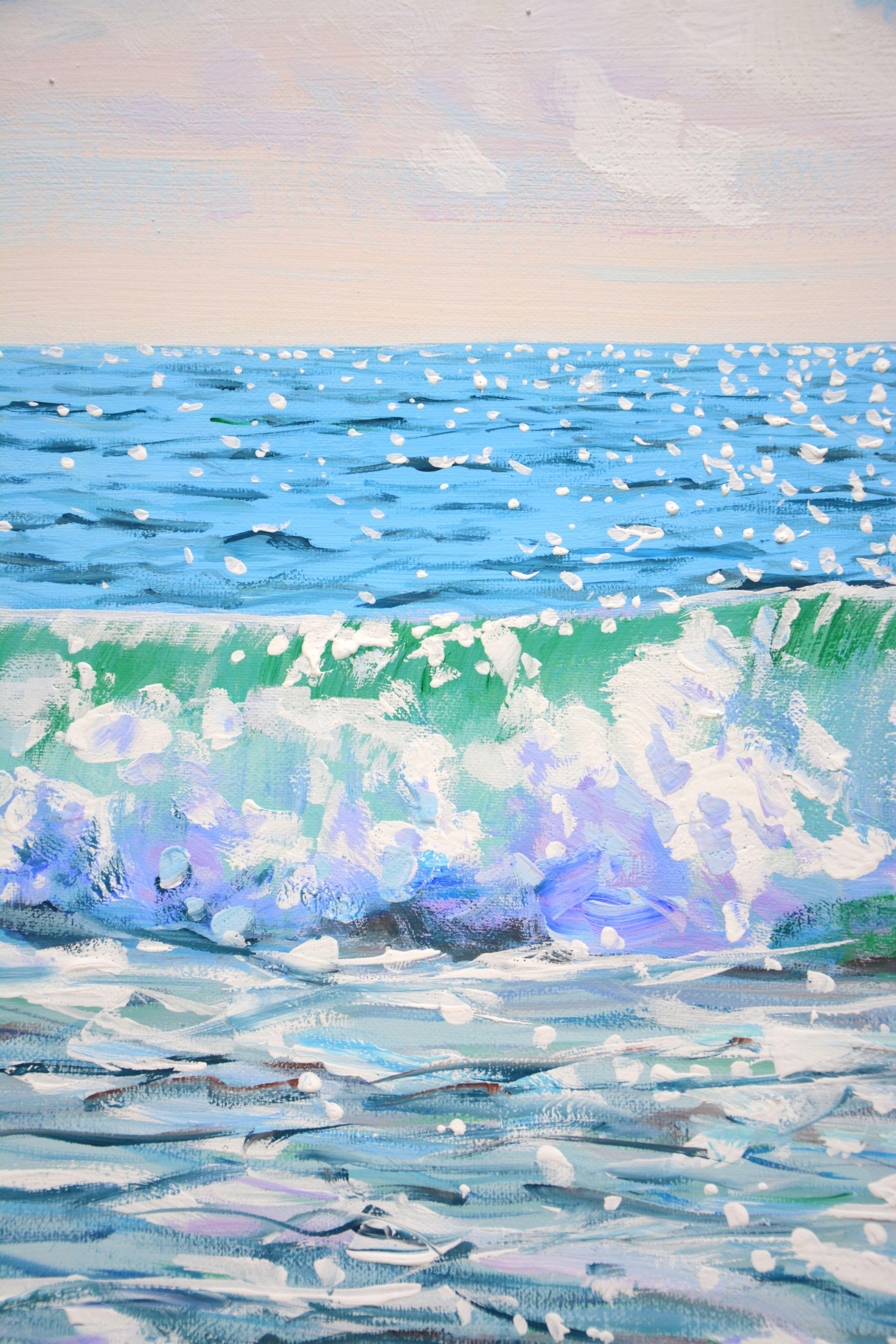 Bliss des mers, peinture, acrylique sur toile en vente 1