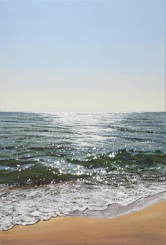Sea, Interior Acrylic Painting, Photorealist by Iryna Kastsova