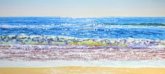 Sea. Glare. Beach., Painting, Acrylic on Canvas