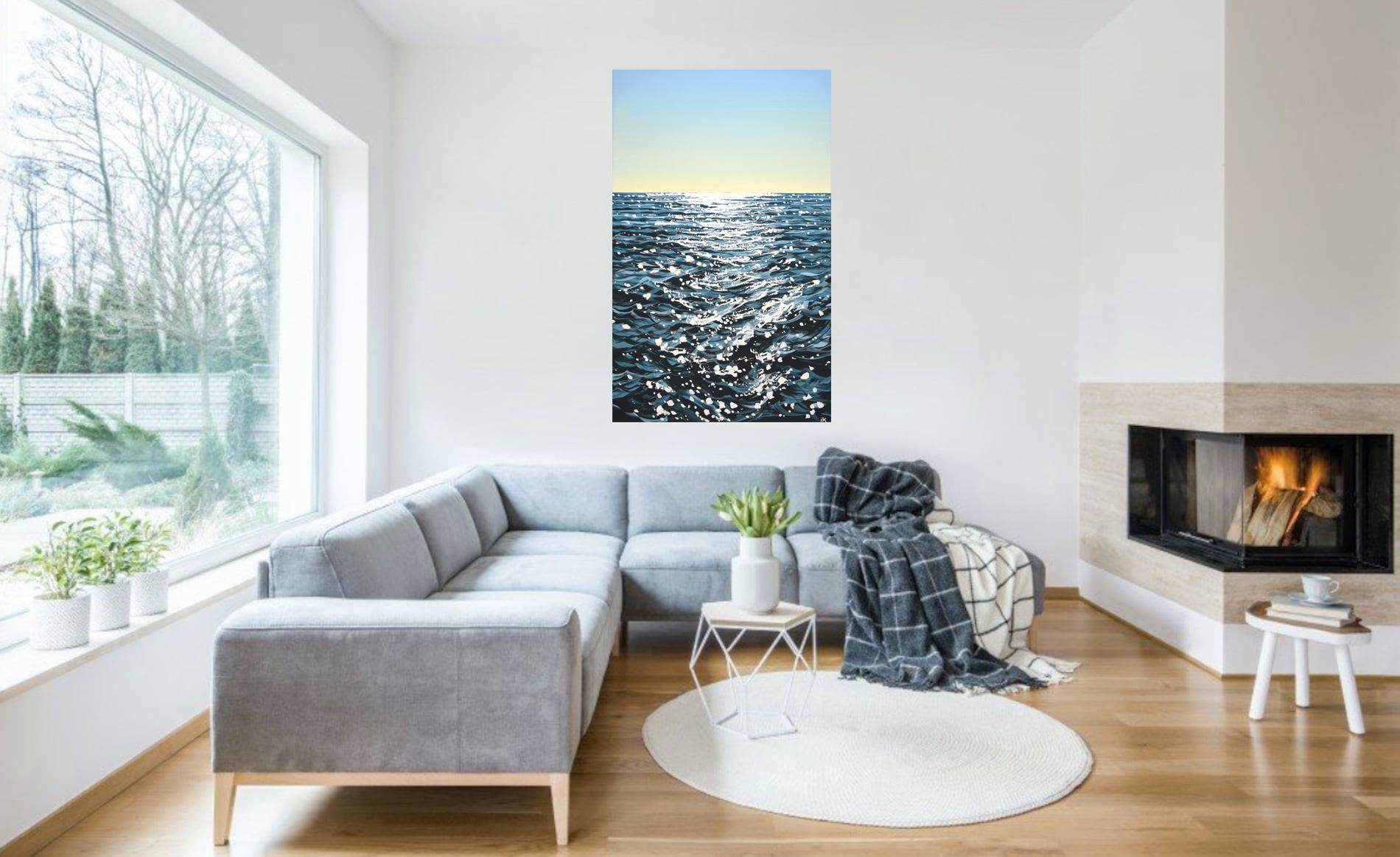 Meer. Light 100, Original Acrylgemälde von Iryna Kastsova im Angebot 9