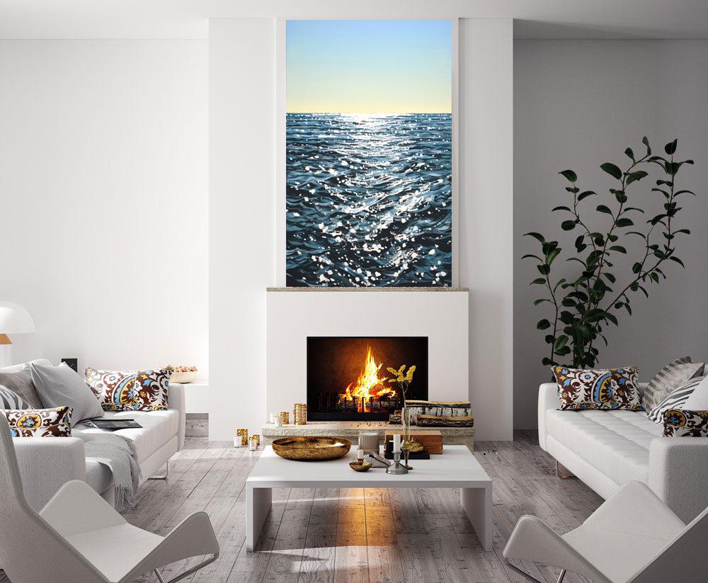 Meer. Light 100, Original Acrylgemälde von Iryna Kastsova im Angebot 10