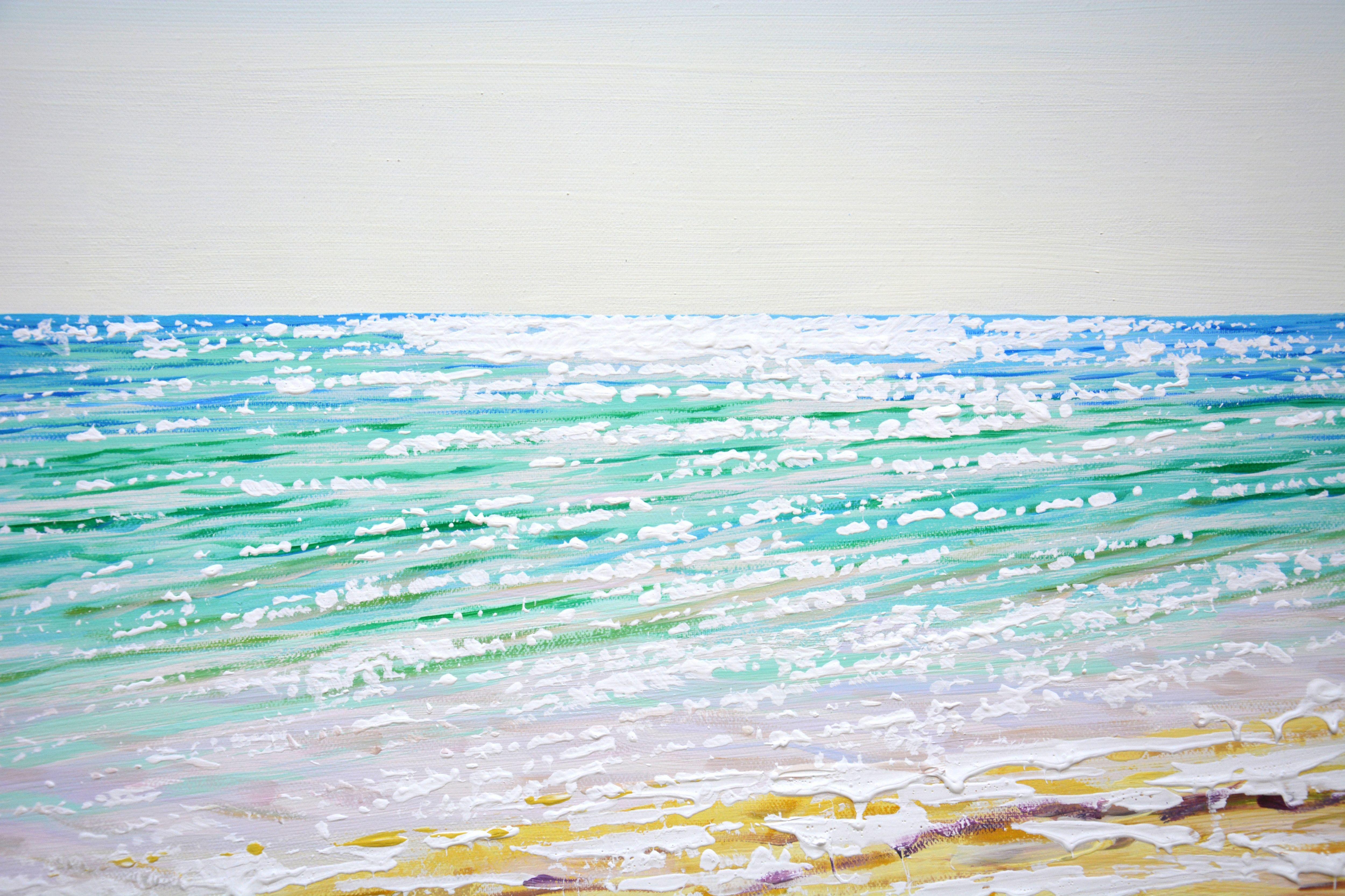 Sea. Summer., Painting, Acrylic on Canvas For Sale 1