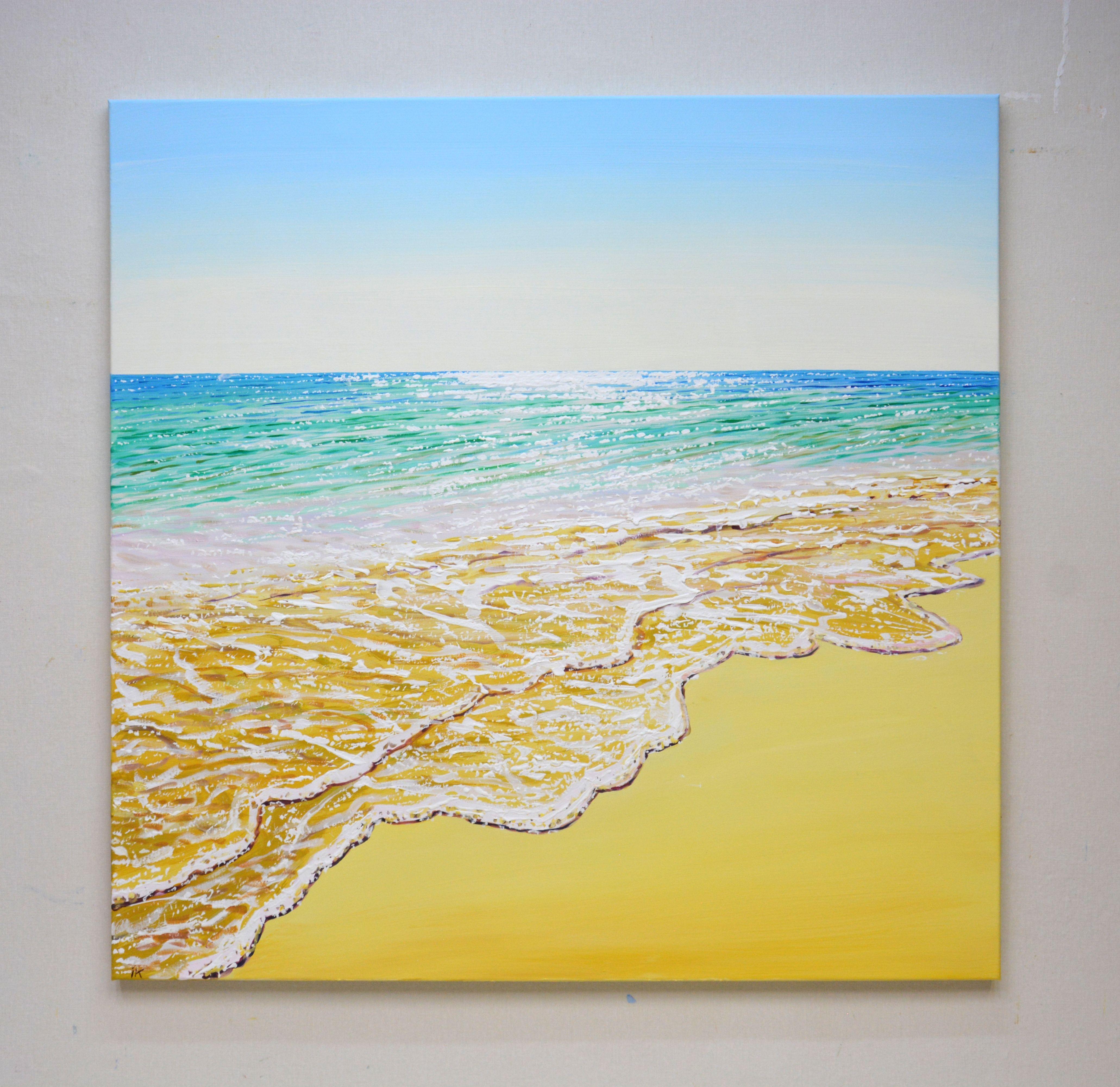 Sea. Summer., Painting, Acrylic on Canvas For Sale 3