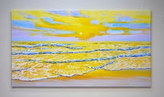 Meer. Sonnenuntergang, Gemälde, Acryl auf Leinwand