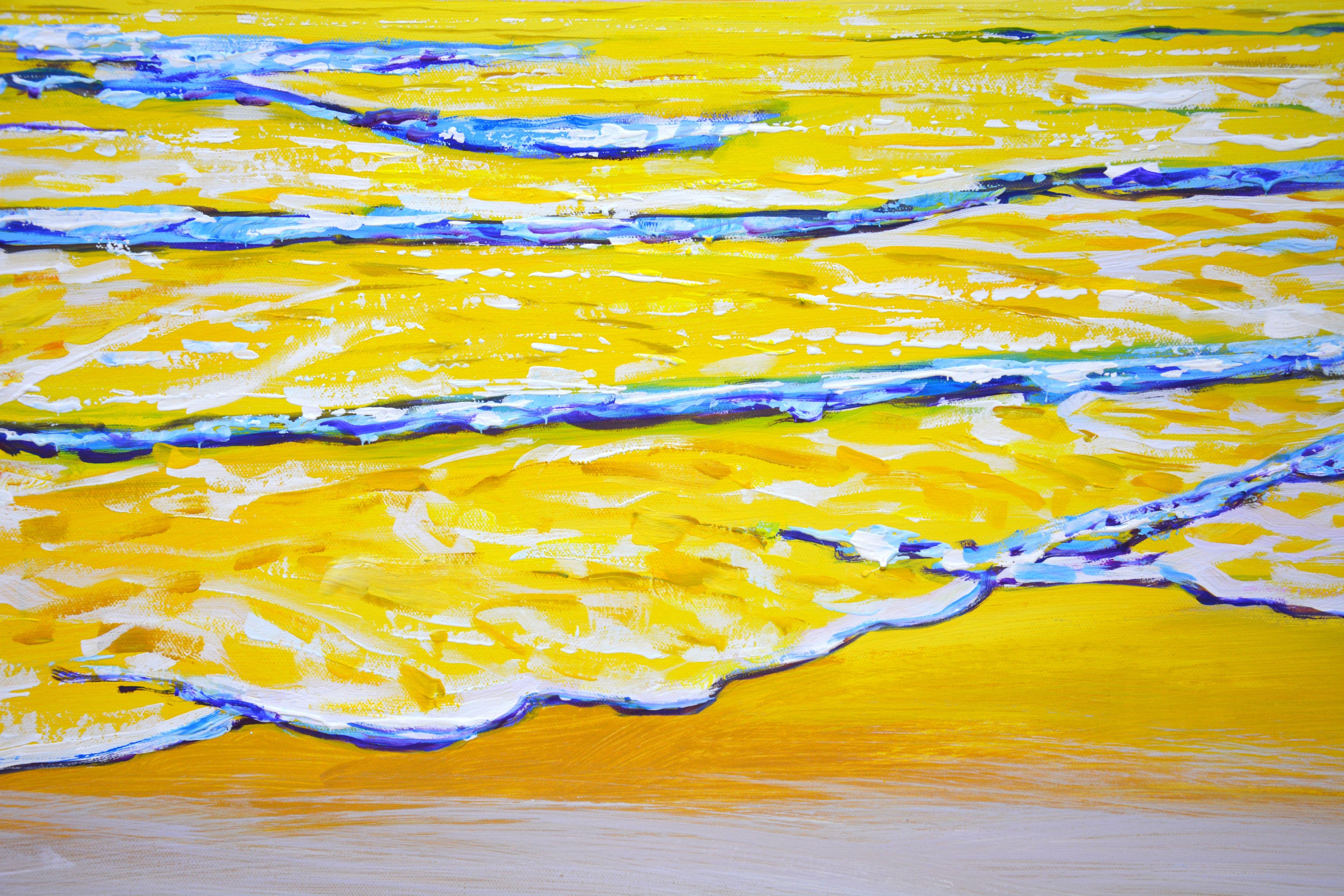 Sea. Sunset., Painting, Acrylic on Canvas For Sale 3