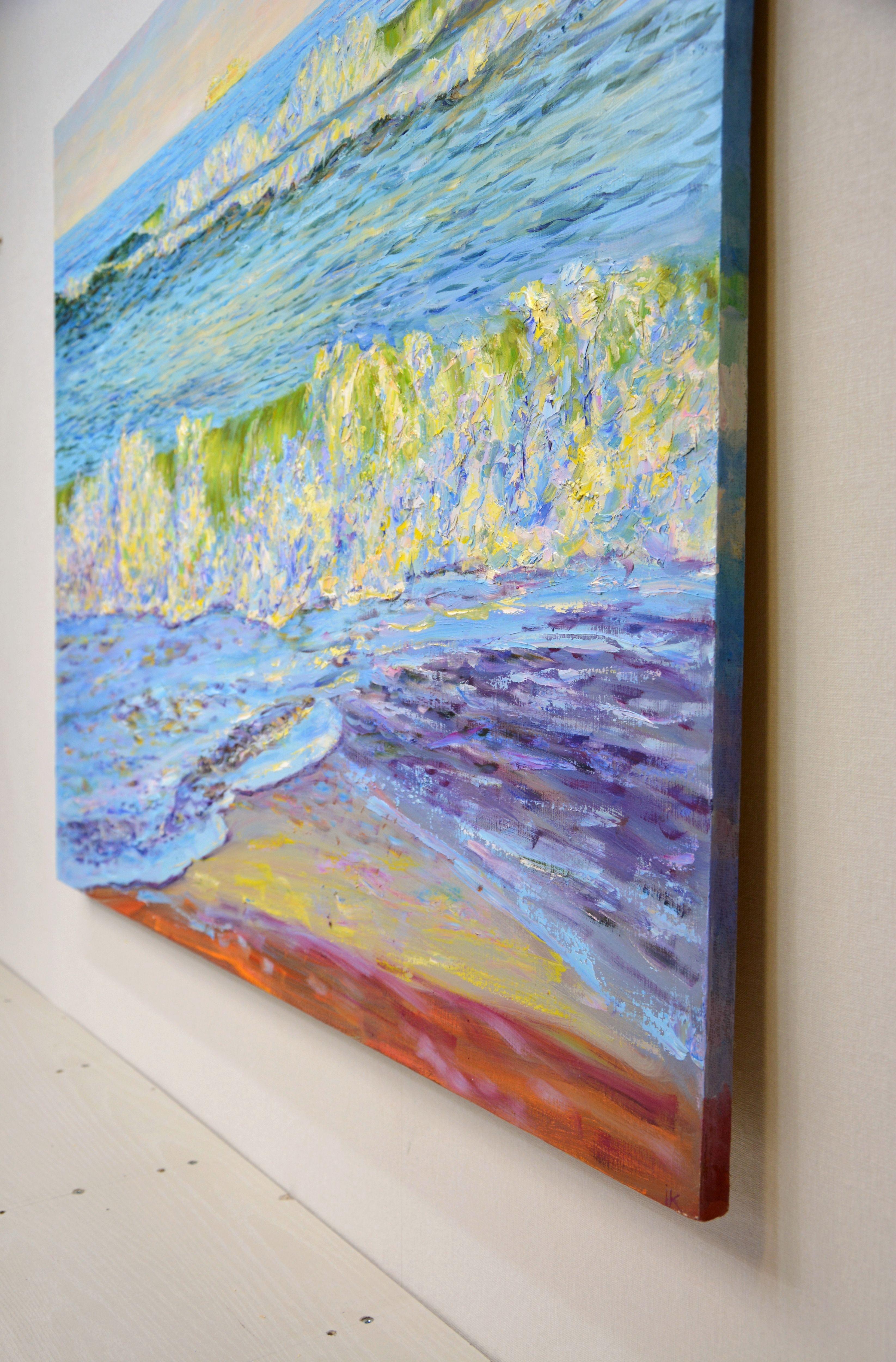 Seascape, Painting, Oil on Canvas For Sale 4