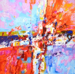 Aprovecha el momento, Pintura, Acrílico sobre lienzo