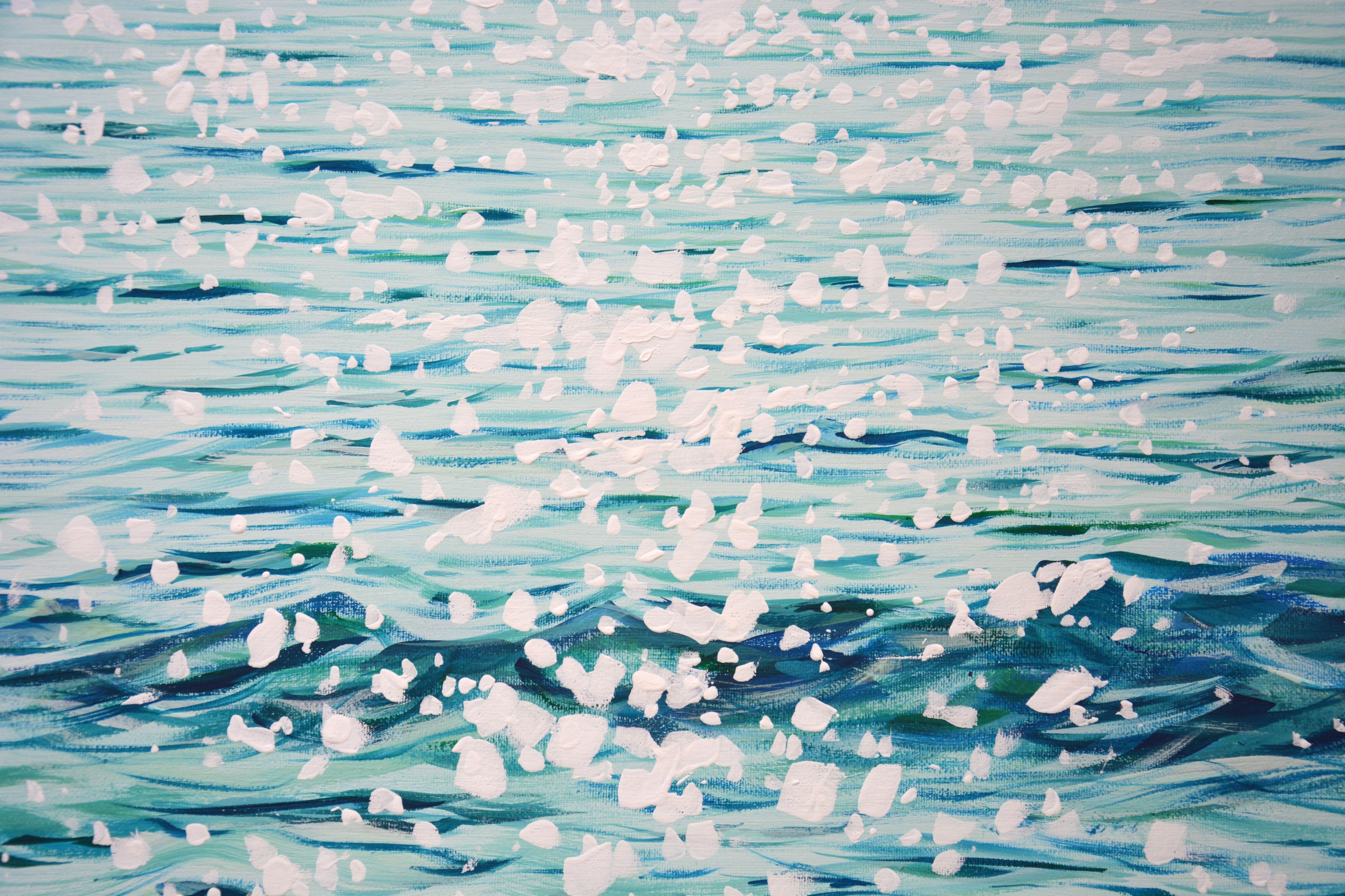 Shimmering waves, Painting, Acrylic on Canvas 1