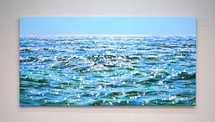 Shining horizon., Painting, Acrylic on Canvas