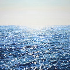 Shining water and clear sky.
