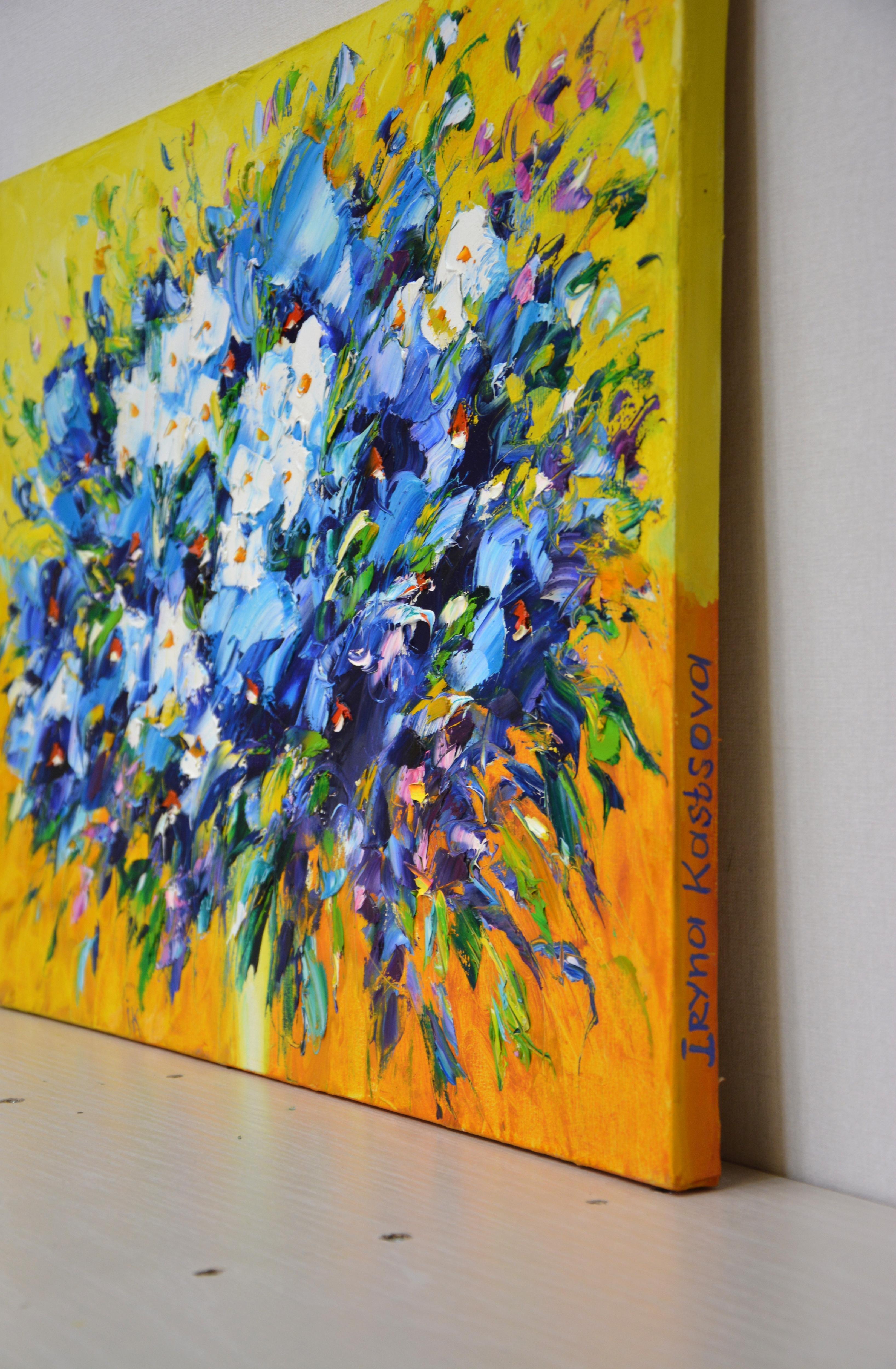 Frühlingsstrauß (Expressionismus), Painting, von Iryna Kastsova