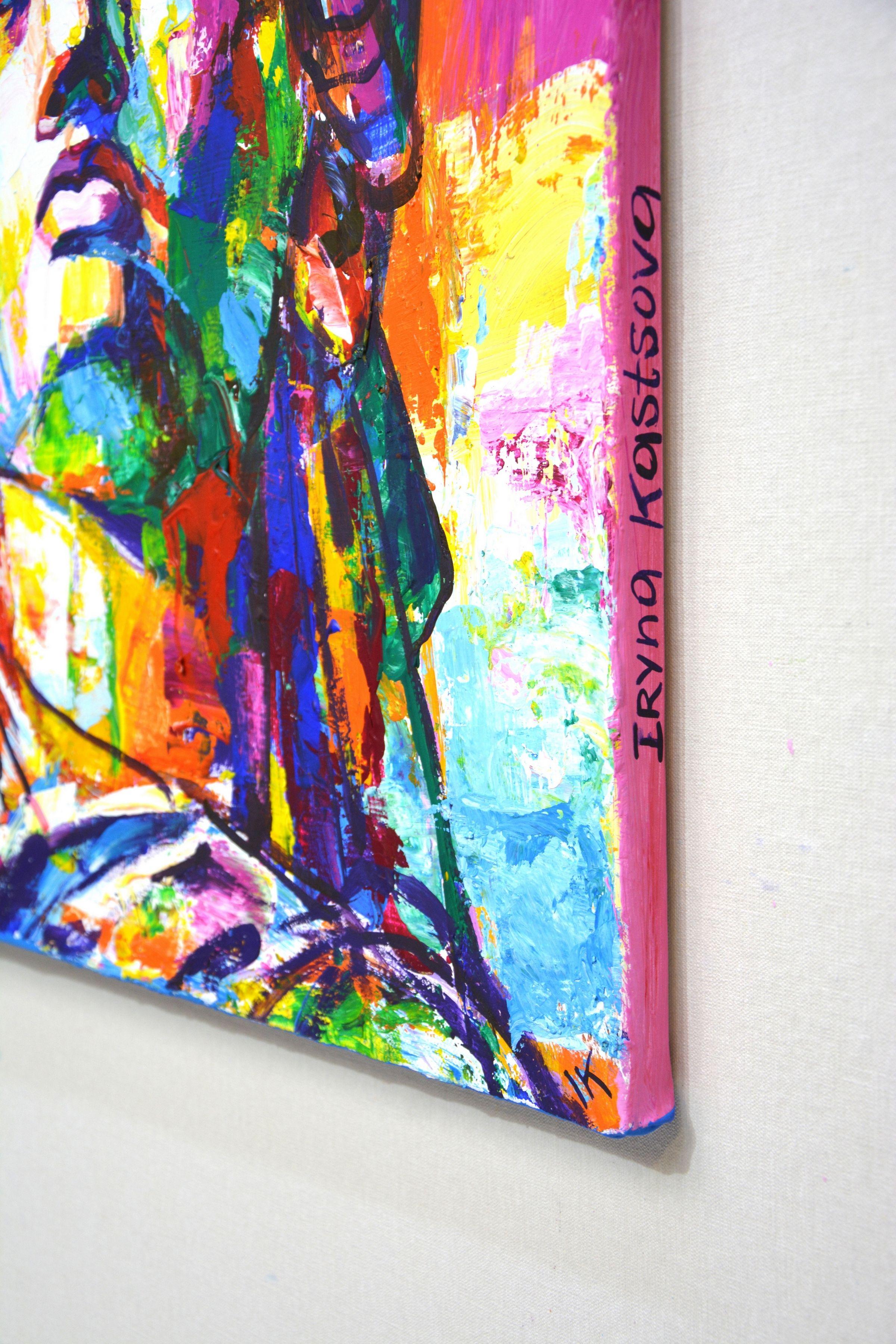 Statue of Liberty 2, Painting, Acrylic on Canvas For Sale 2