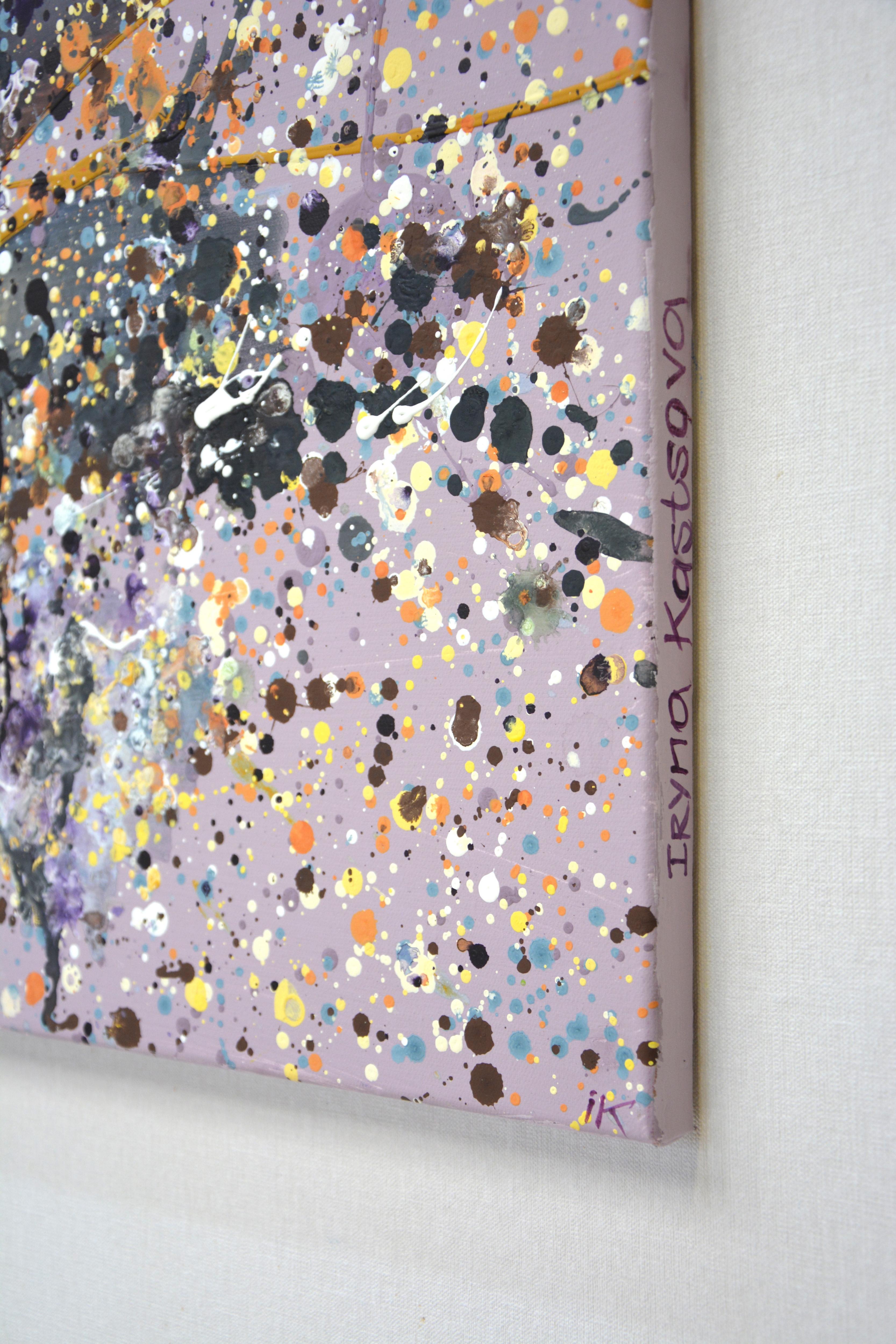 Paysage subjectif 3 Peinture abstraite intérieure acrylique d'Iryna Kastsova en vente 2