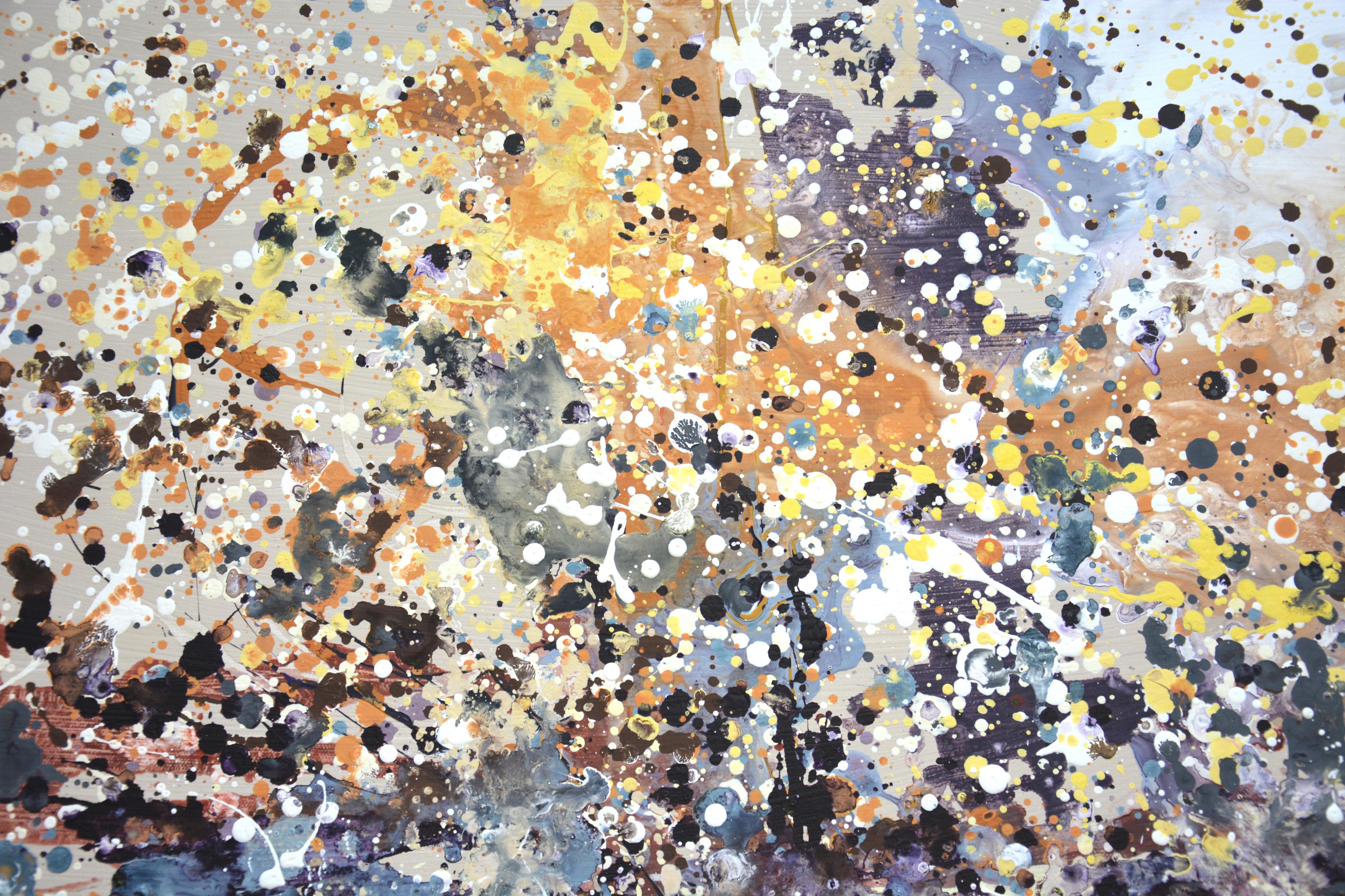 Paysage subjectif 3 Peinture abstraite intérieure acrylique d'Iryna Kastsova en vente 3