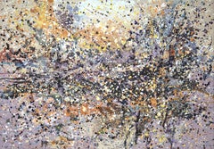 Paisaje subjetivo 3 Pintura acrílica interior abstracta de Iryna Kastsova