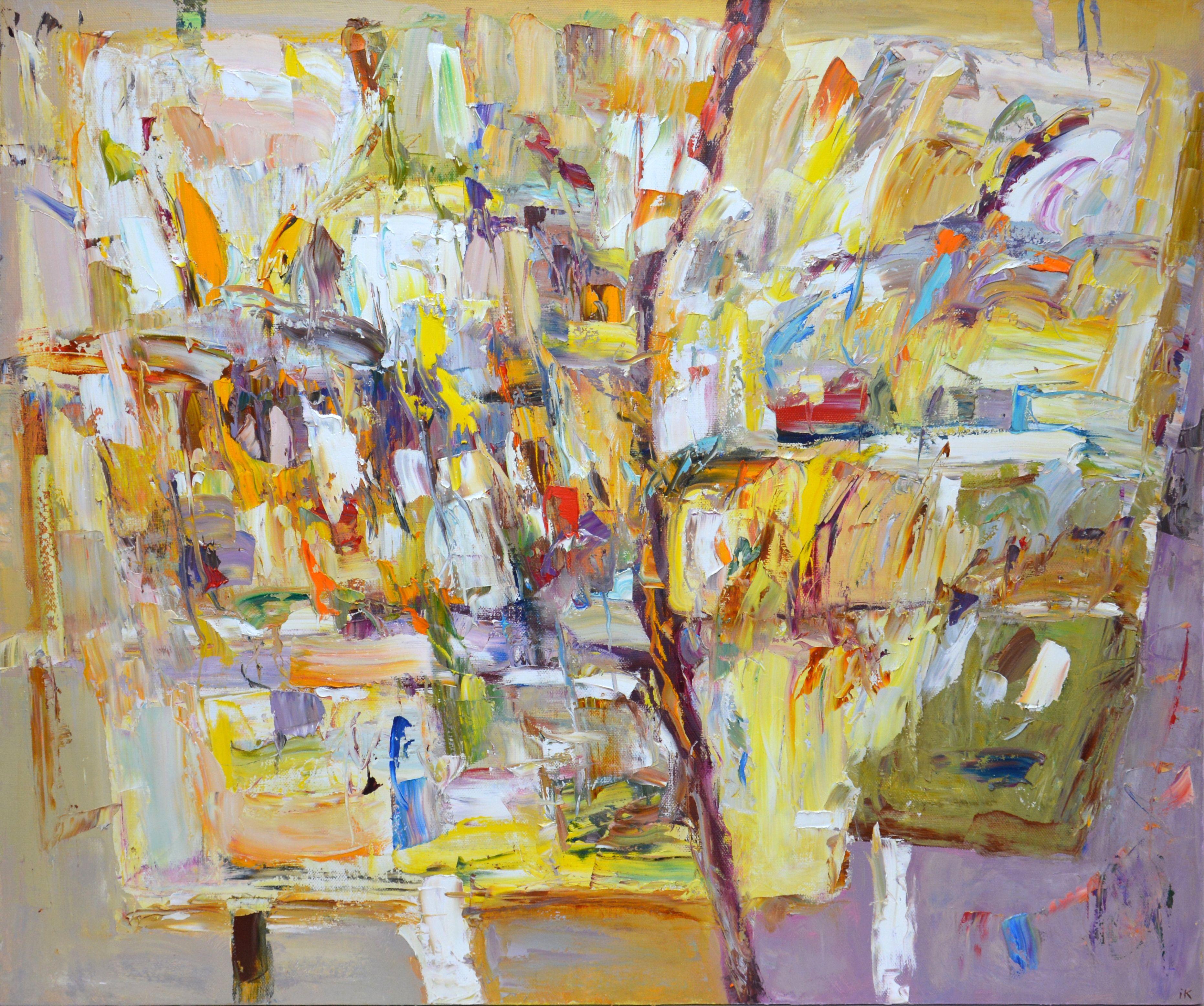 Iryna Kastsova Abstract Painting - Subjectivity, Painting, Oil on Canvas