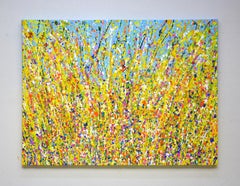 Summer day 23 – Vibrant Abstract Acrylic Painting (60x80 cm)